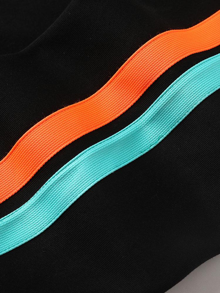 Kontrast-Webband Rundhals-Sweatshirt - Image 6