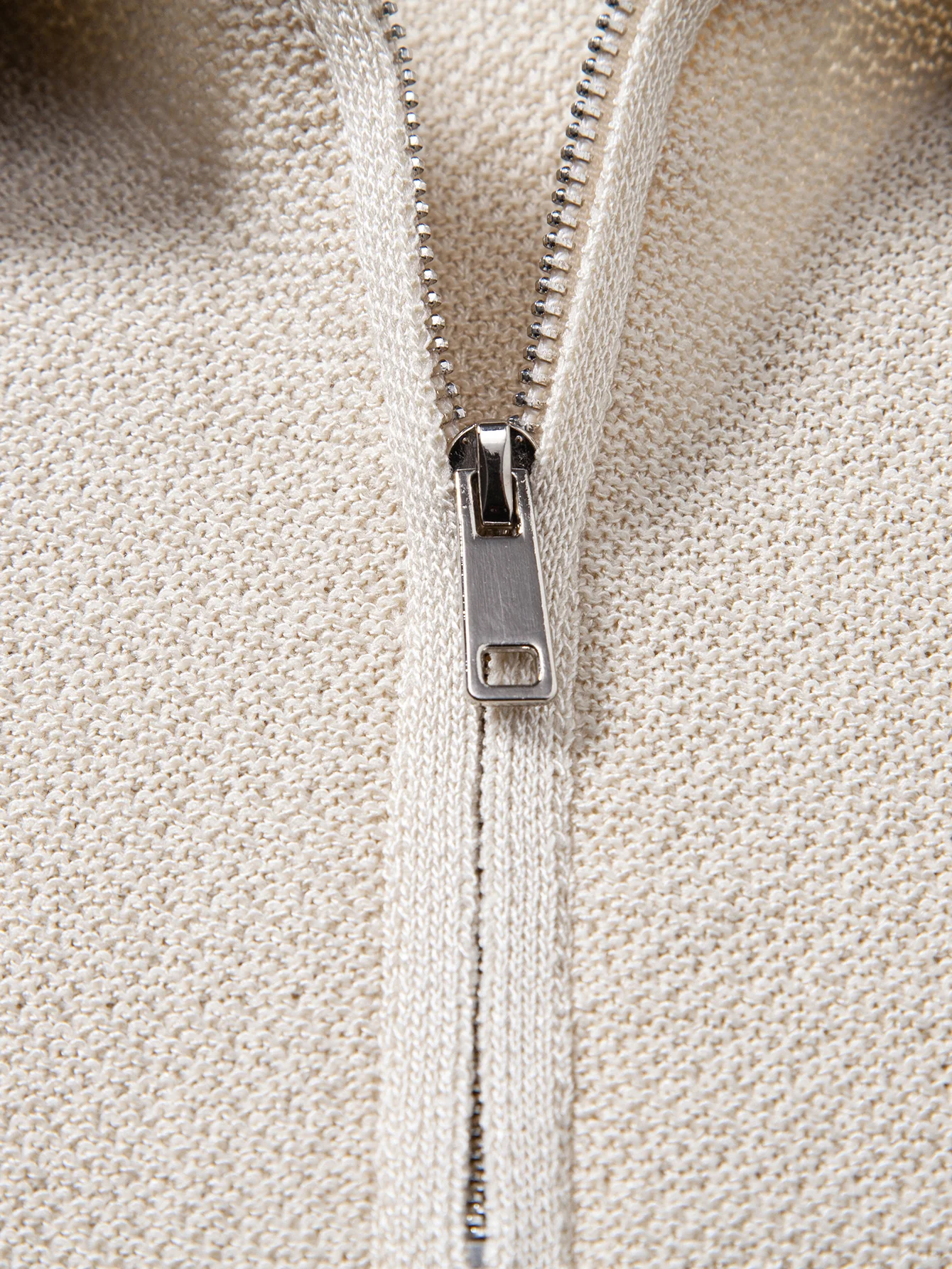 Contrast Zipper Knit Polo & Slim Fit Tapered Trousers - Image 22