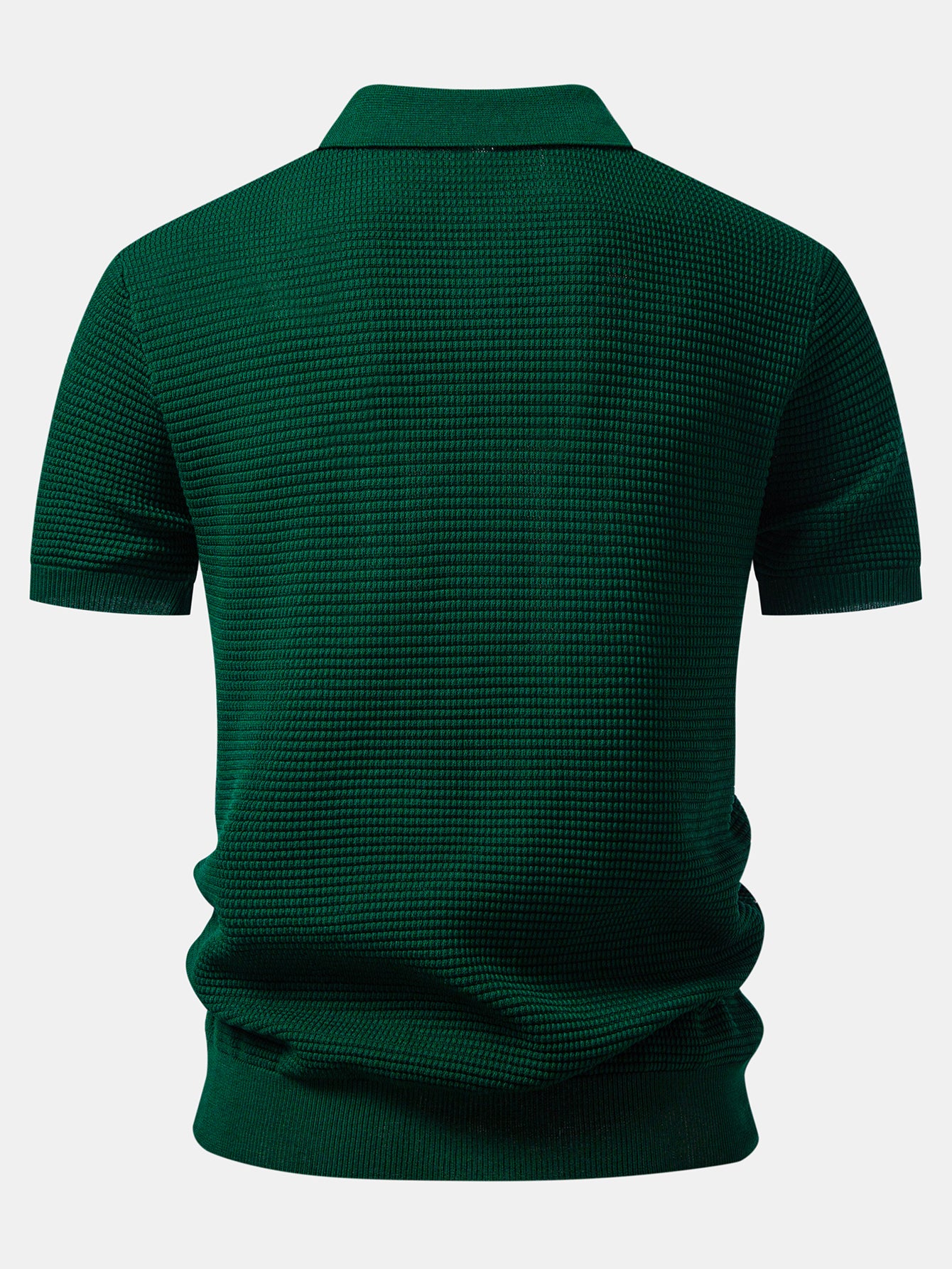 Contrast Zipper Polo & Slim Fit Tapered Trousers - Image 12