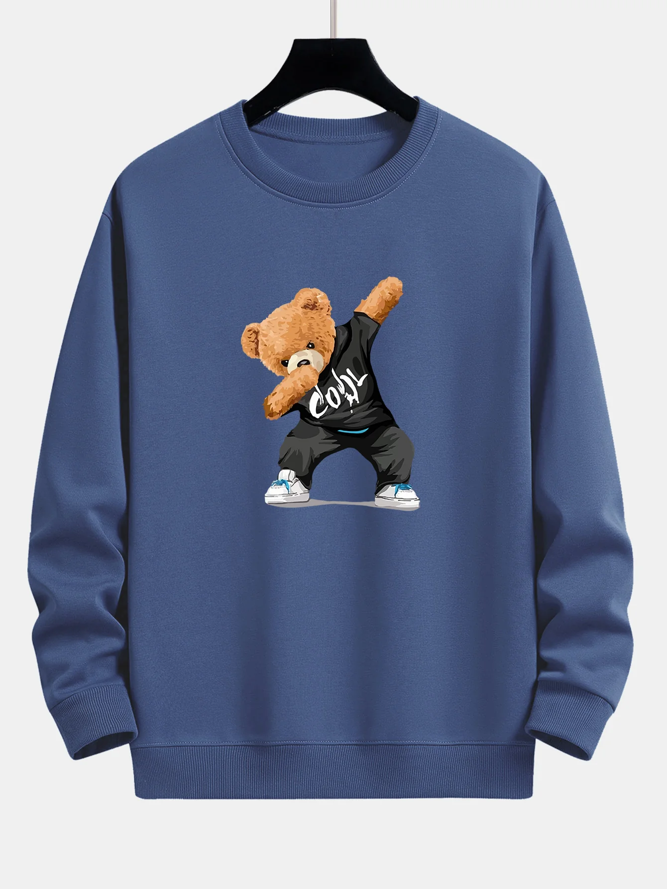 Cool Bear Print Relax Fit Rundhals Sweatshirt & Jogginghose - Image 17