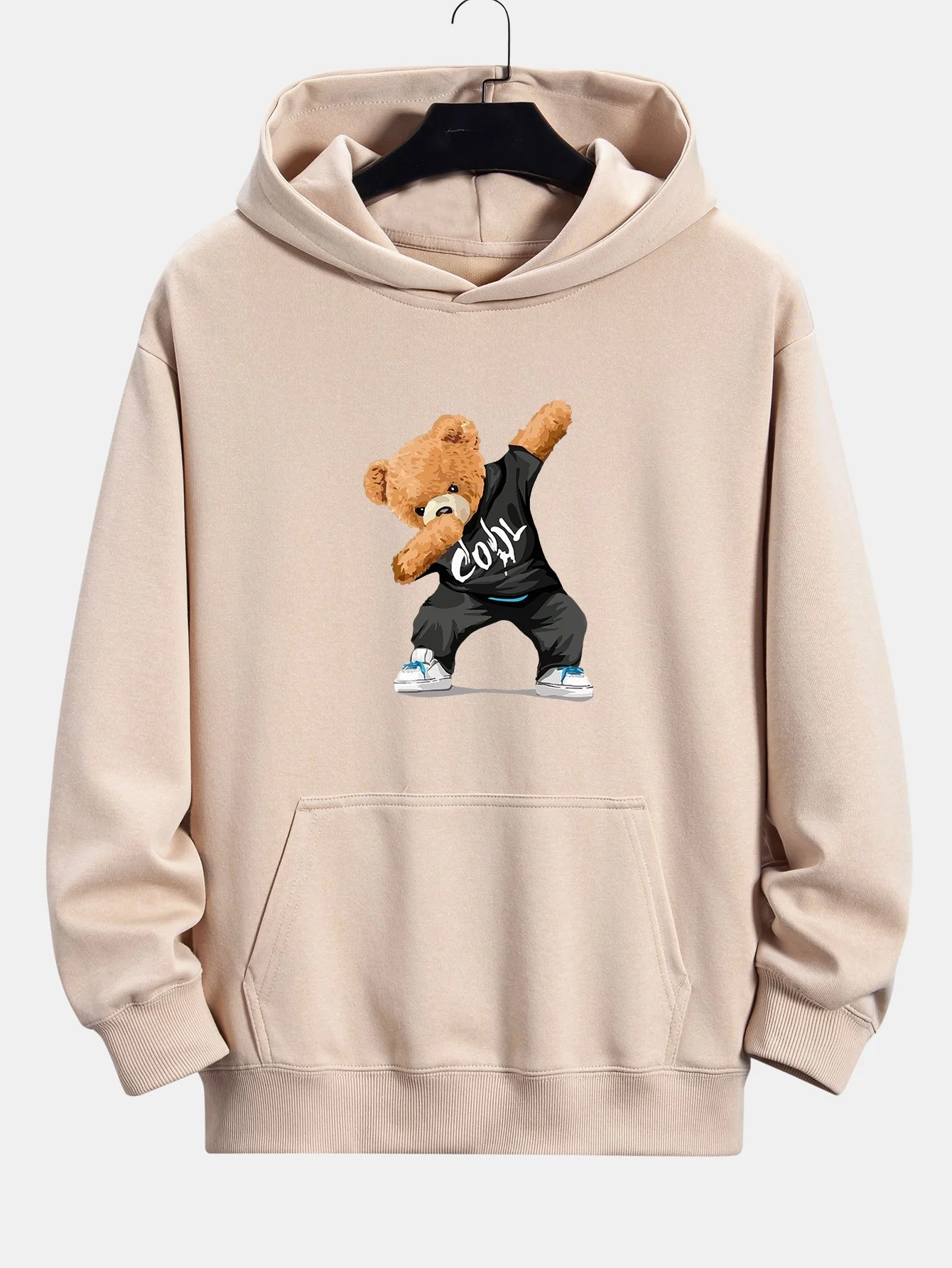 Cooler Bärenprint Relaxed Fit Hoodie - Image 2