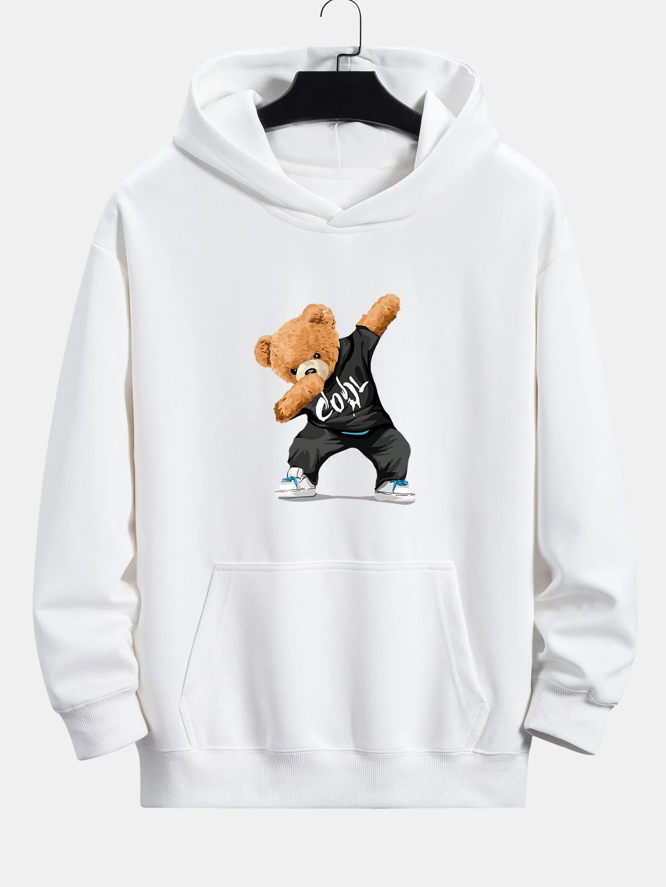 Cooler Bärenprint Relaxed Fit Hoodie - Image 3