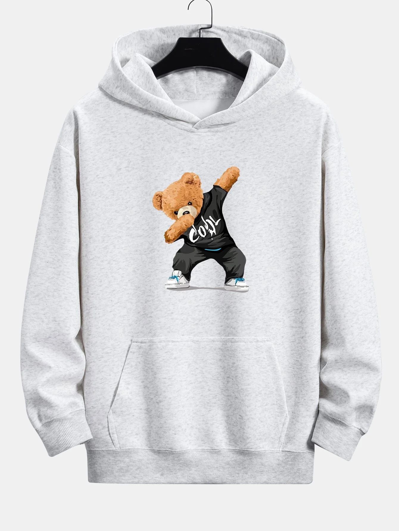 Cooler Bärenprint Relaxed Fit Hoodie - Image 4