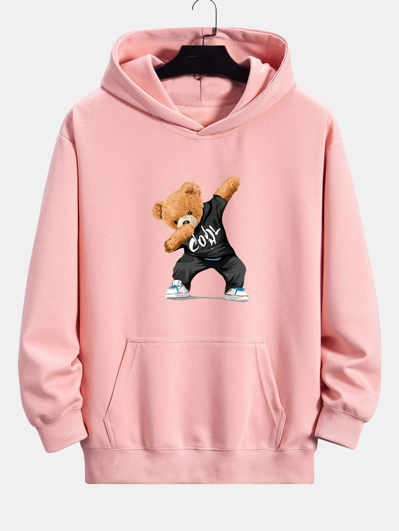 Cooler Bärenprint Relaxed Fit Hoodie - Image 6