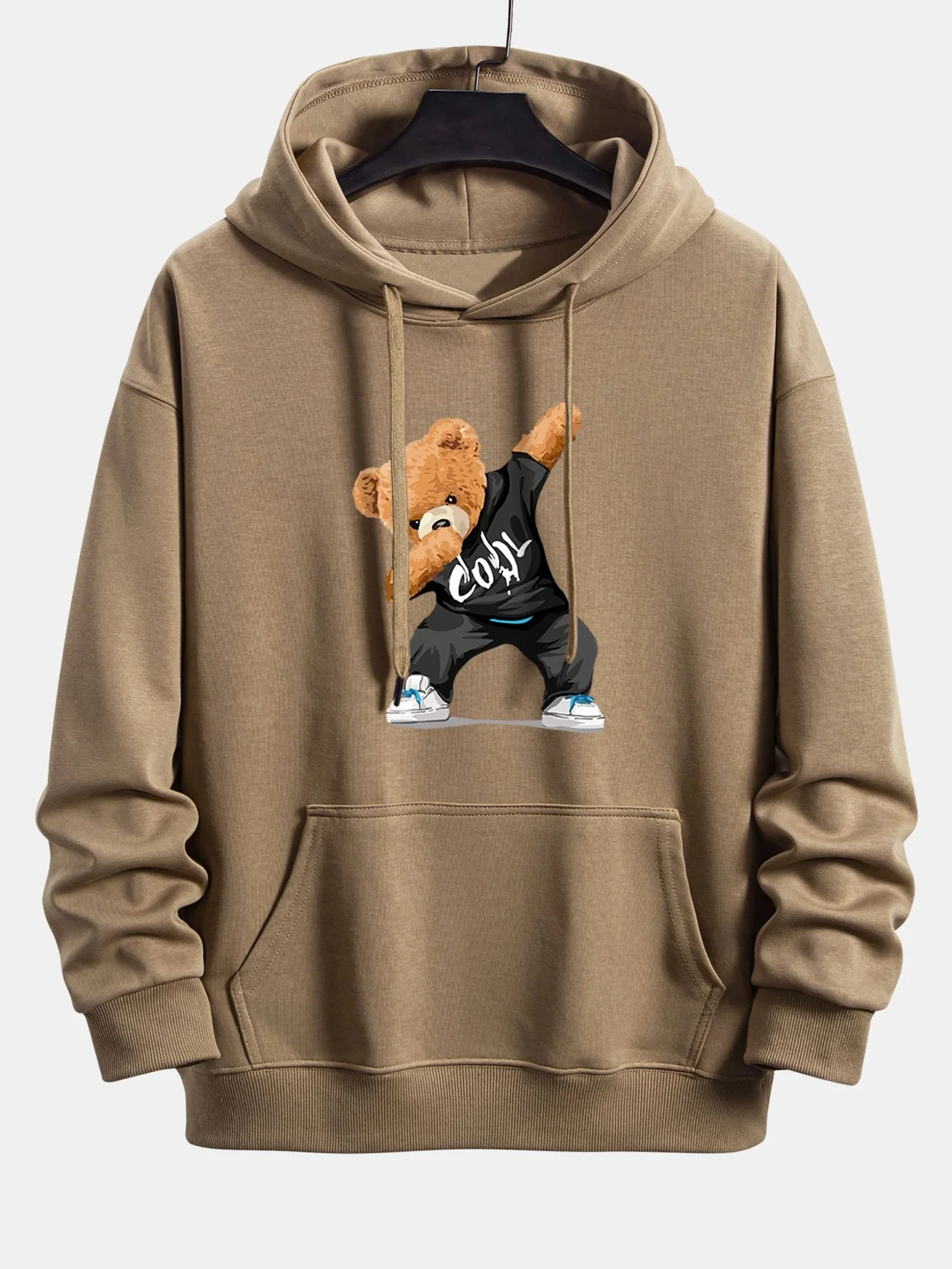 Cooler Bärenprint Relaxed Fit Hoodie - Image 3