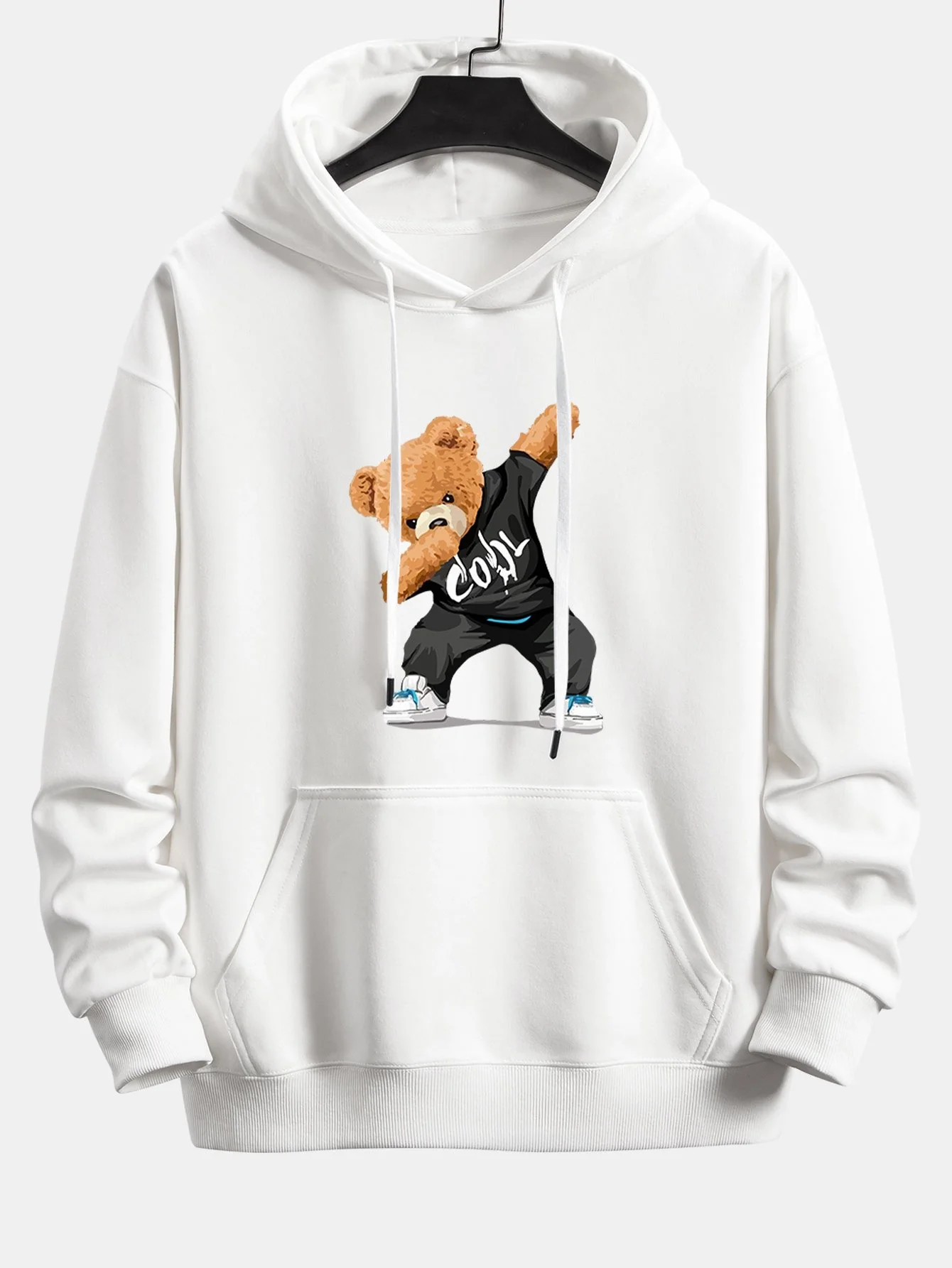 Cooler Bärenprint Relaxed Fit Hoodie - Image 5