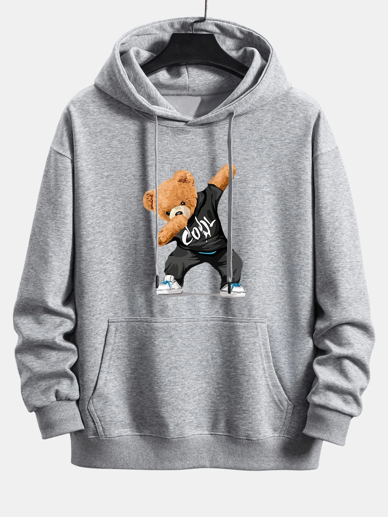 Cooler Bärenprint Relaxed Fit Hoodie & Jogginghose - Image 11