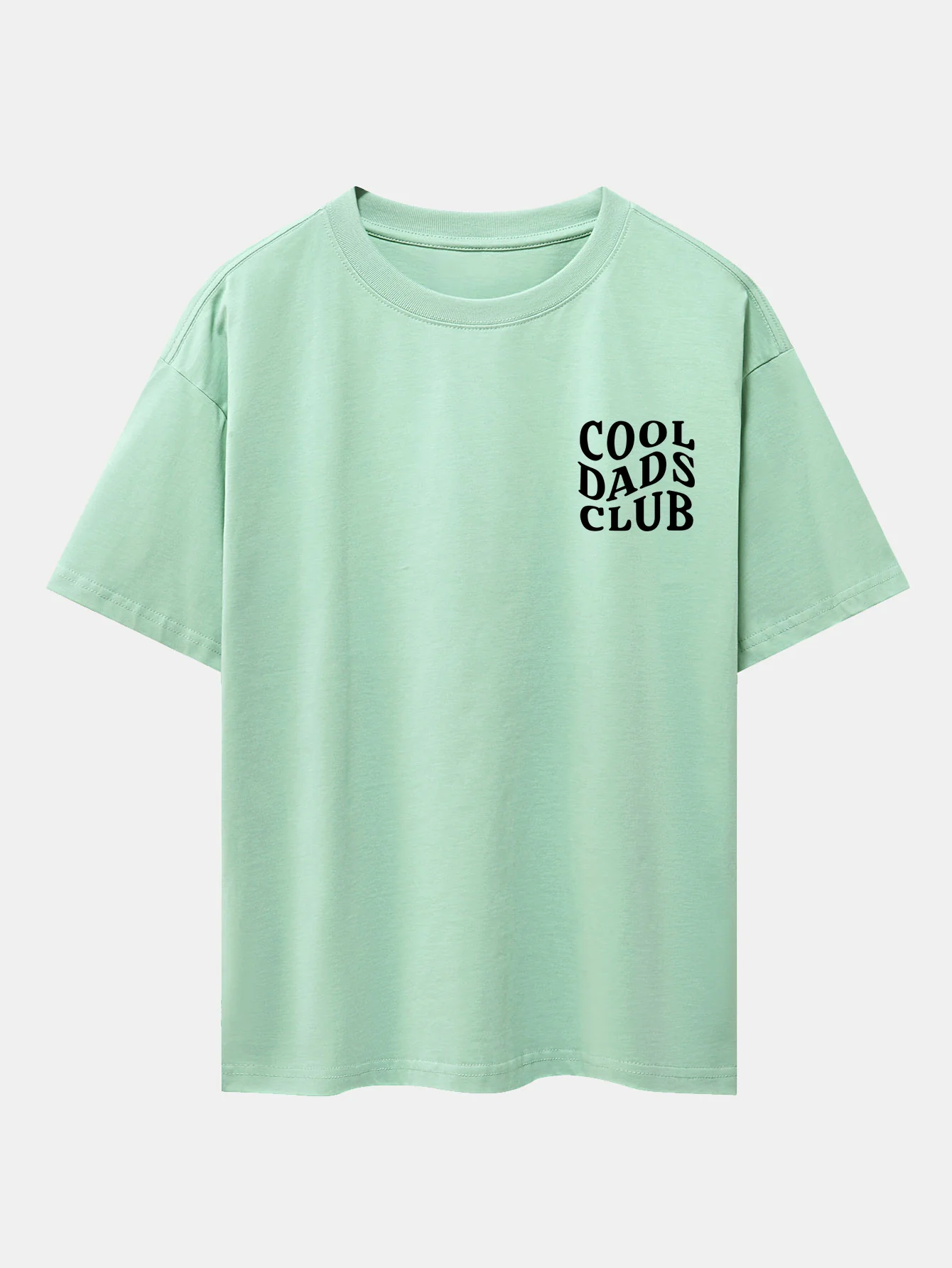 Cool Dads Club Print Drop Shoulder Oversize T-Shirt - Image 11