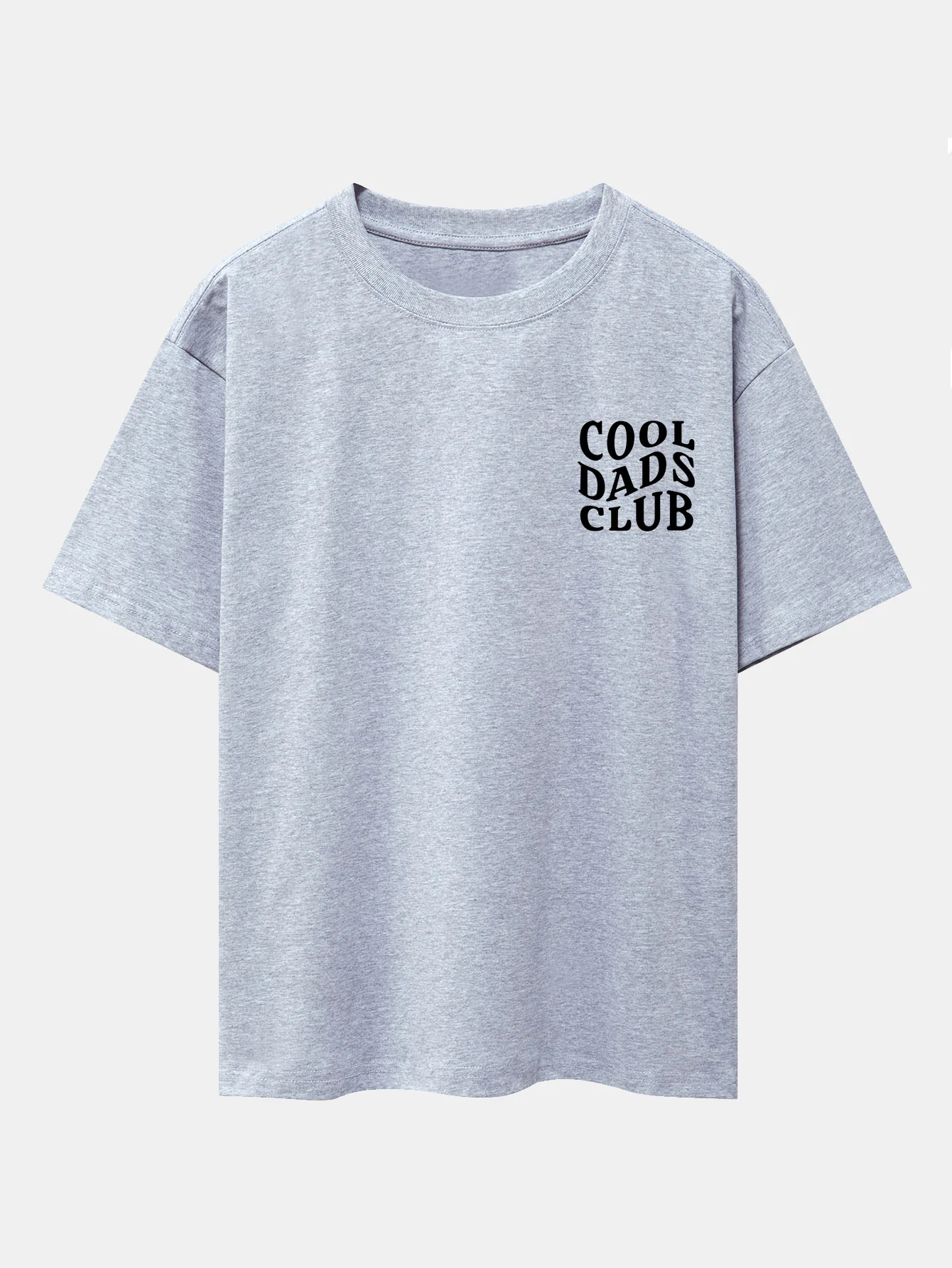 Cool Dads Club Print Drop Shoulder Oversize T-Shirt - Image 13