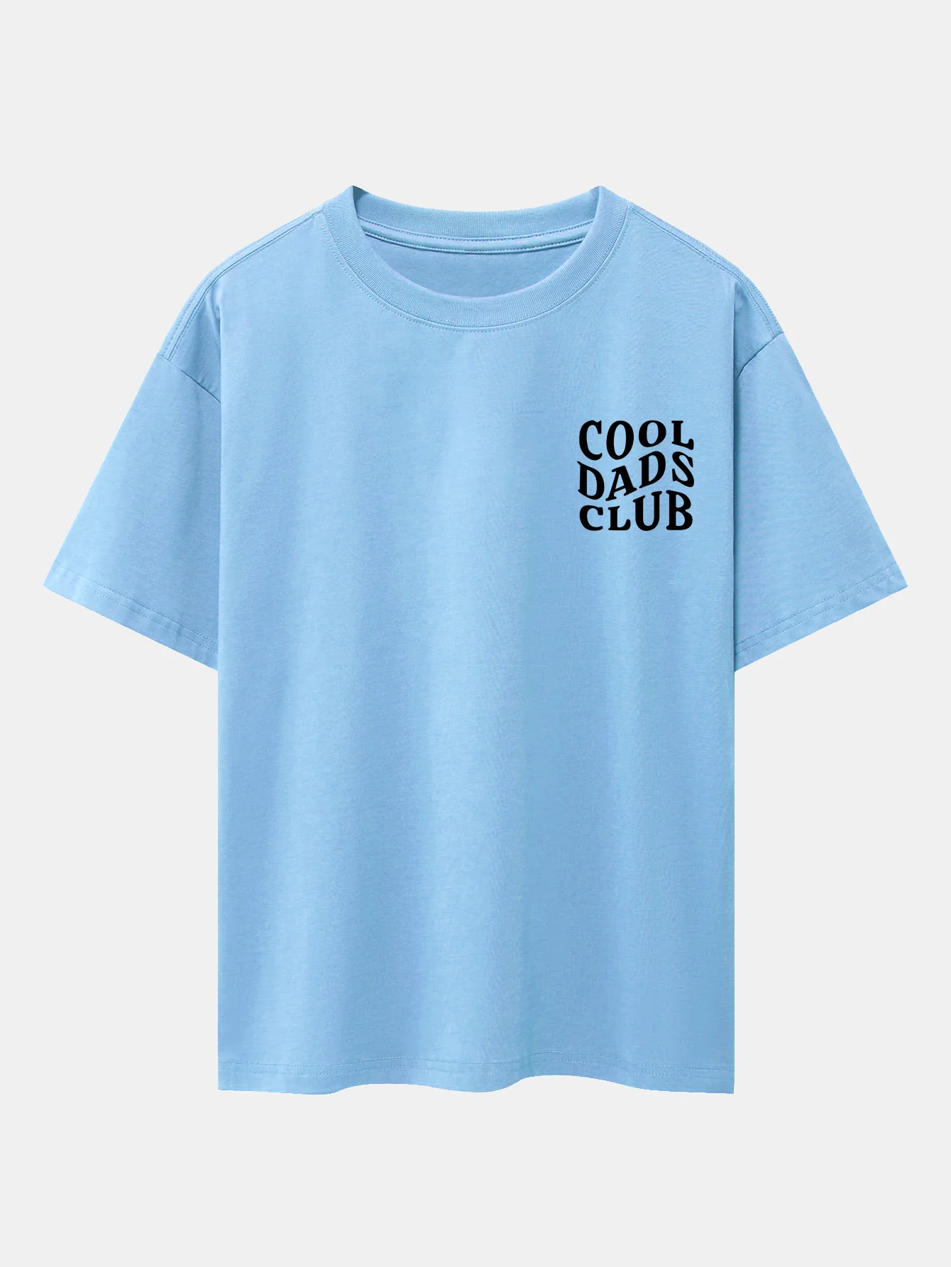 Cool Dads Club Print Drop Shoulder Oversize T-Shirt - Image 14