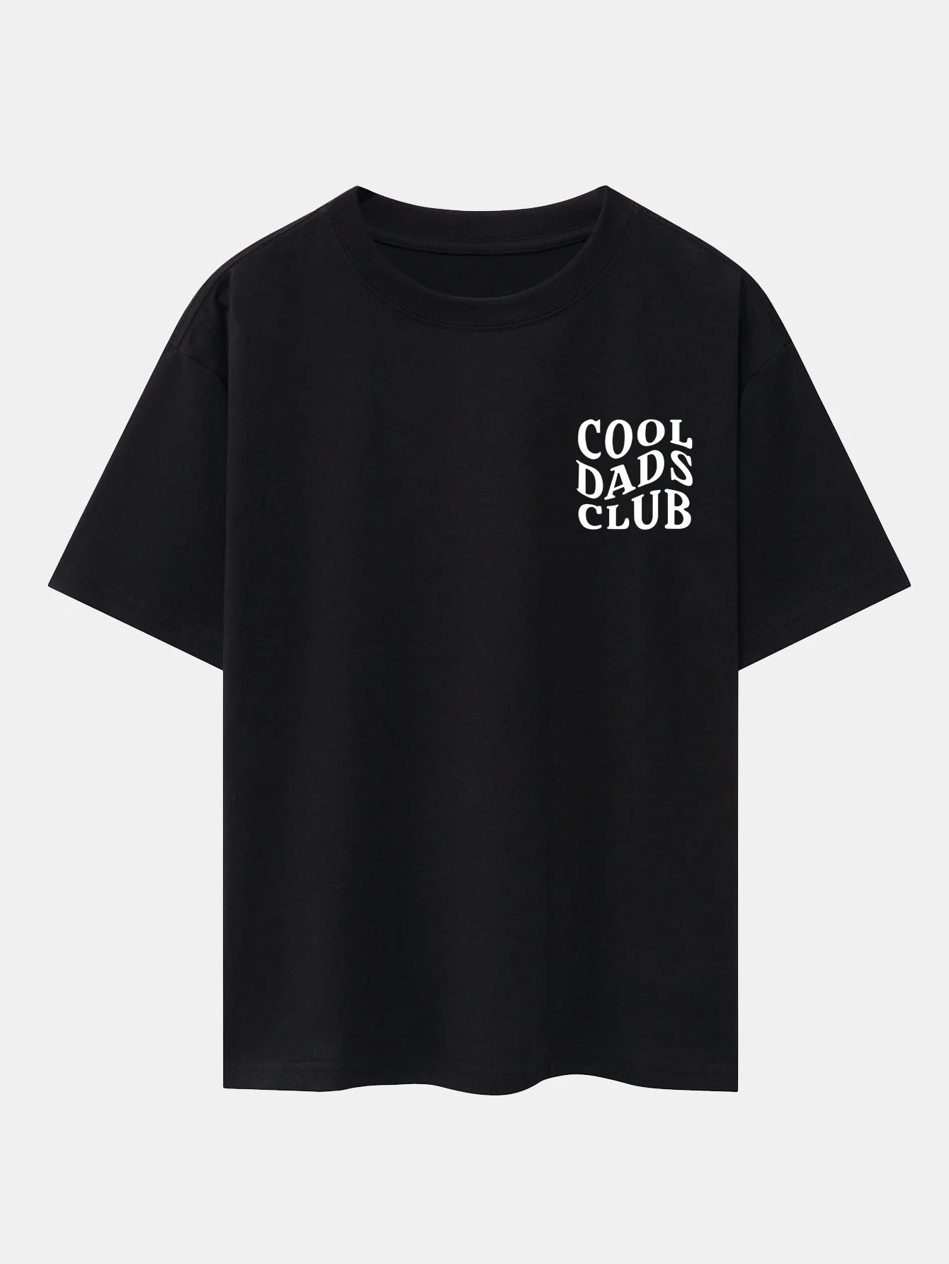 Cool Dads Club Print Drop Shoulder Oversize T-Shirt - Image 3