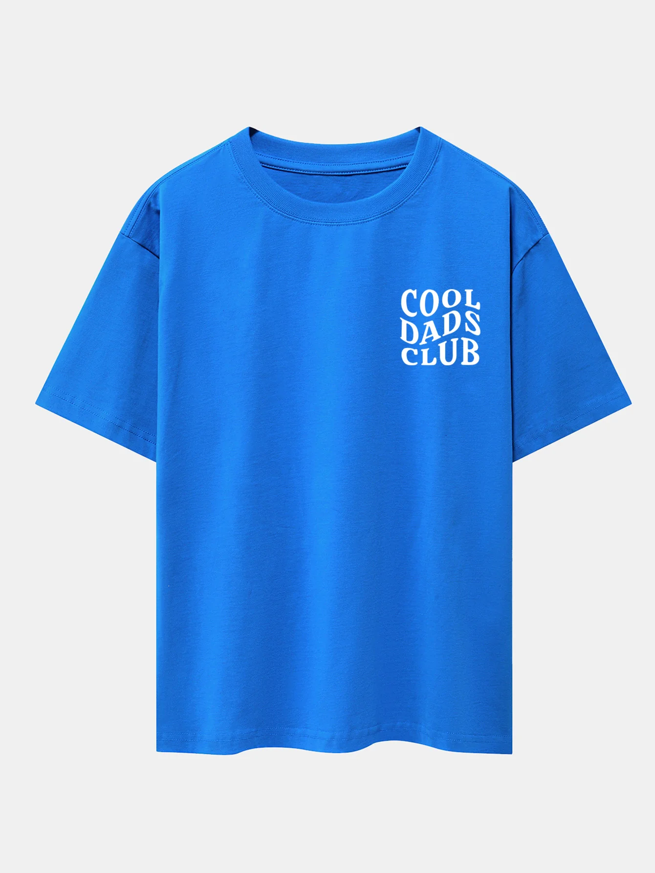 Cool Dads Club Print Drop Shoulder Oversize T-Shirt - Image 7