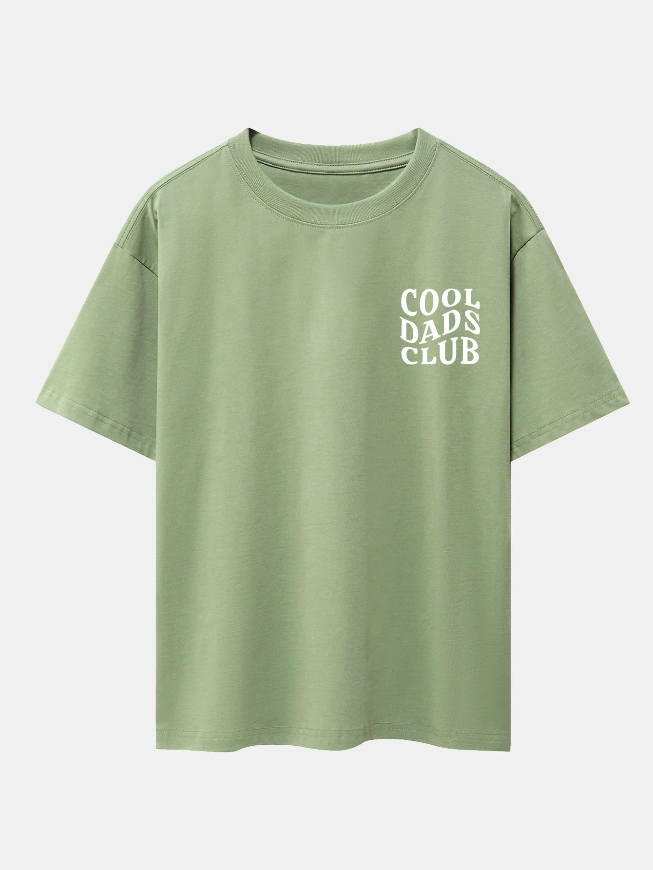 Cool Dads Club Print Drop Shoulder Oversize T-Shirt - Image 8