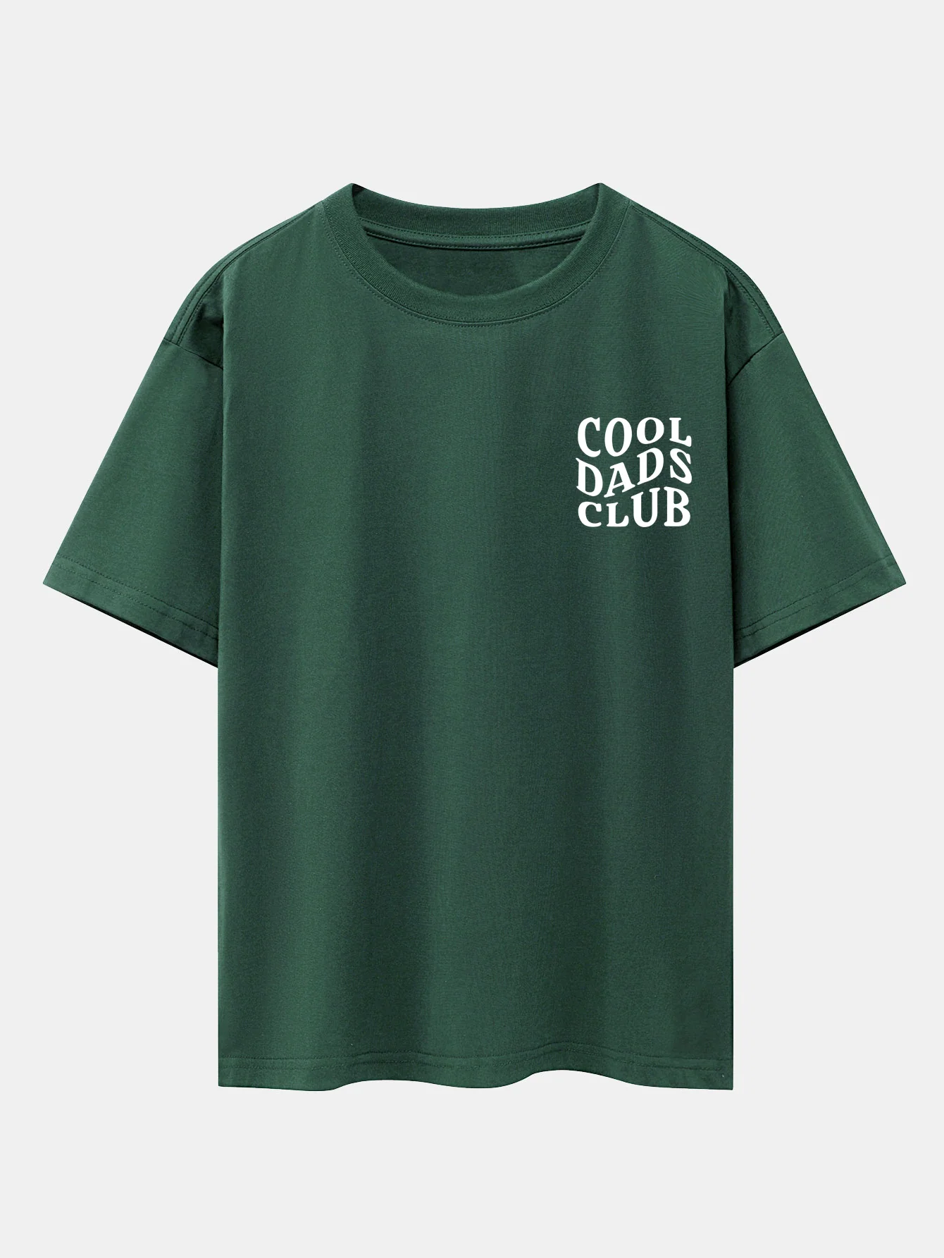 Cool Dads Club Print Drop Shoulder Oversize T-Shirt - Image 9