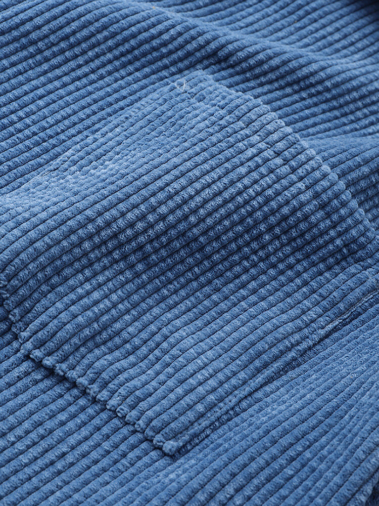Corduroy Basic Kurzarmhemden - Image 5