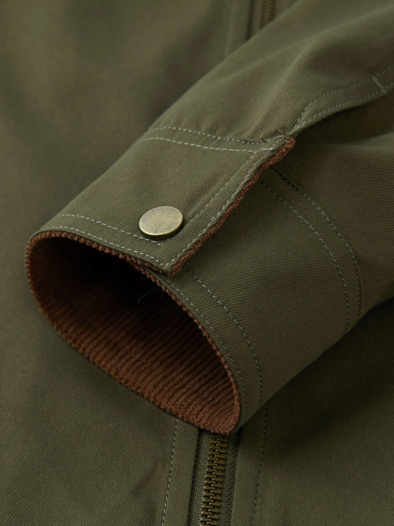 Cordhosenkragen Reißverschlussjacke - Image 11