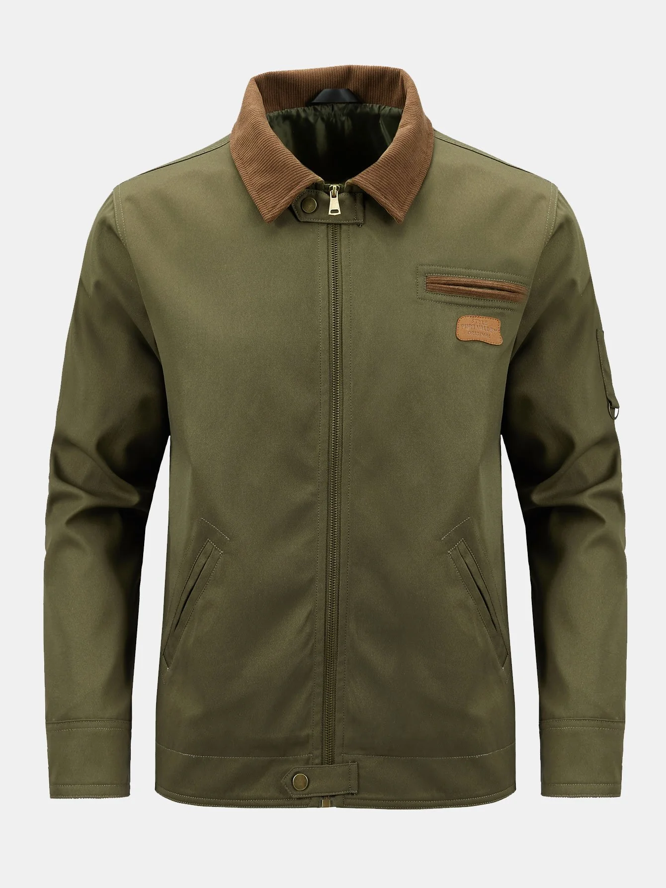 Cordhosenkragen Reißverschlussjacke - Image 3