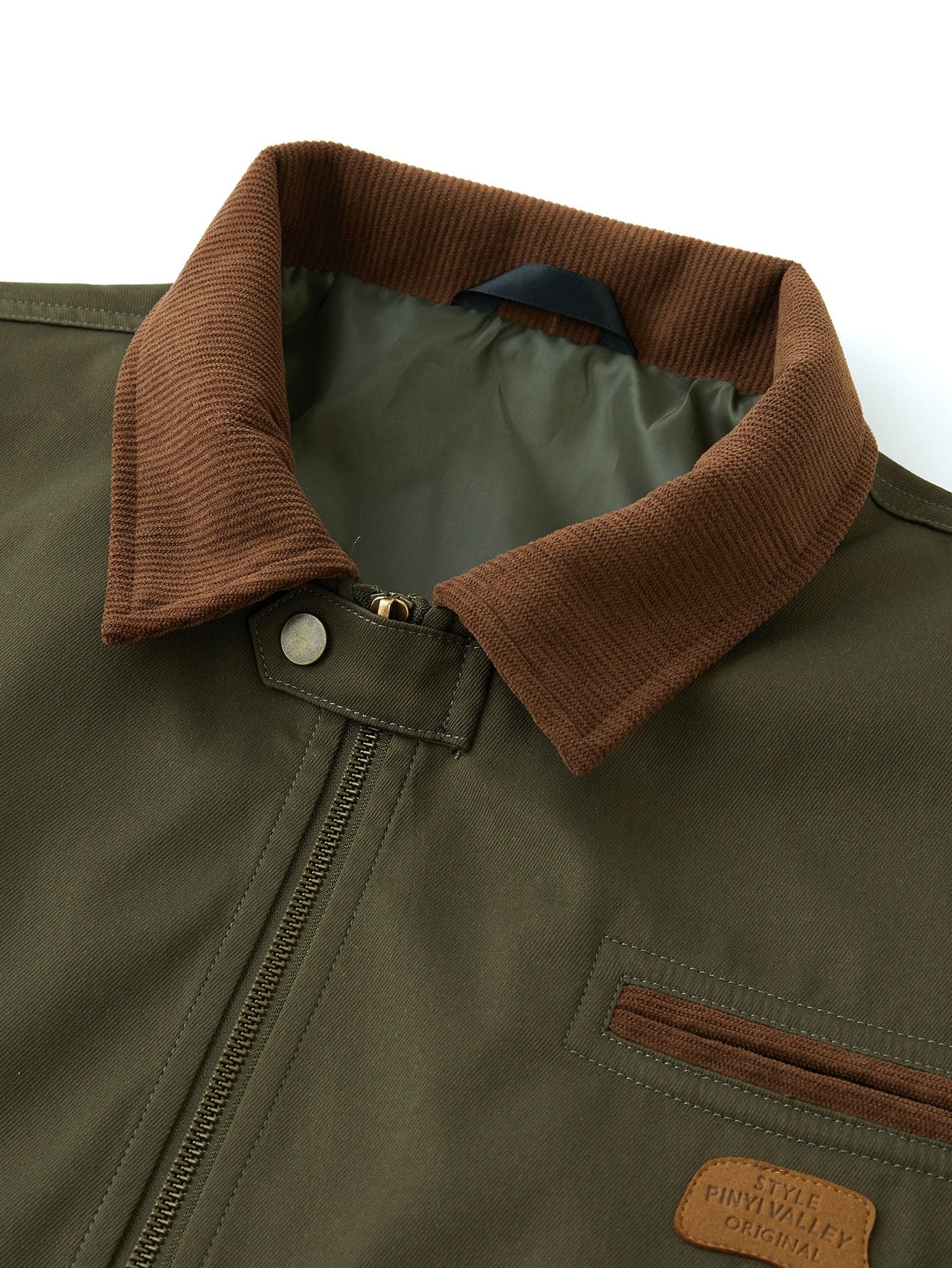 Cordhosenkragen Reißverschlussjacke - Image 7