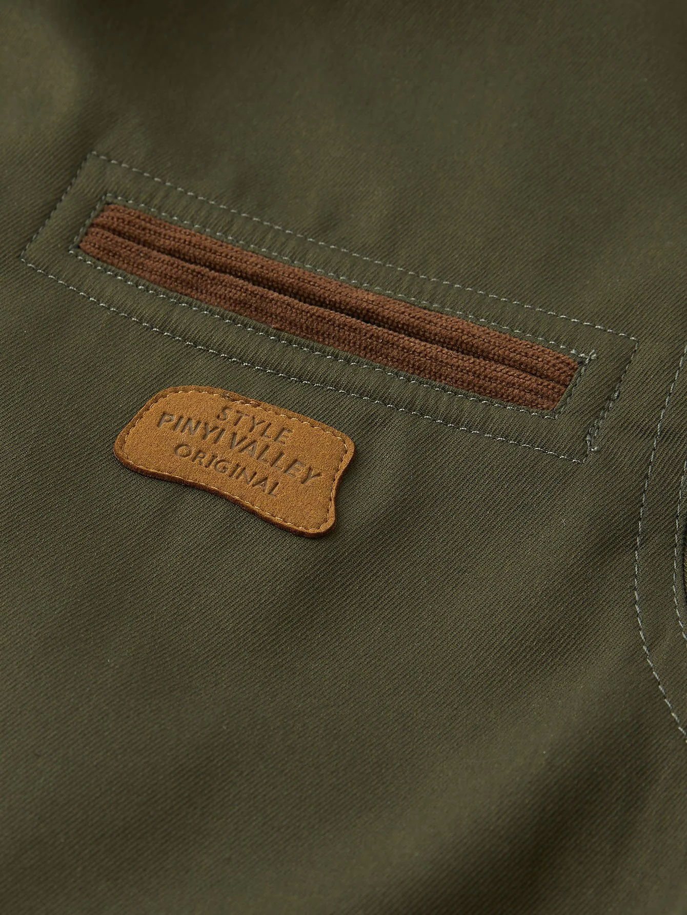 Cordhosenkragen Reißverschlussjacke - Image 8