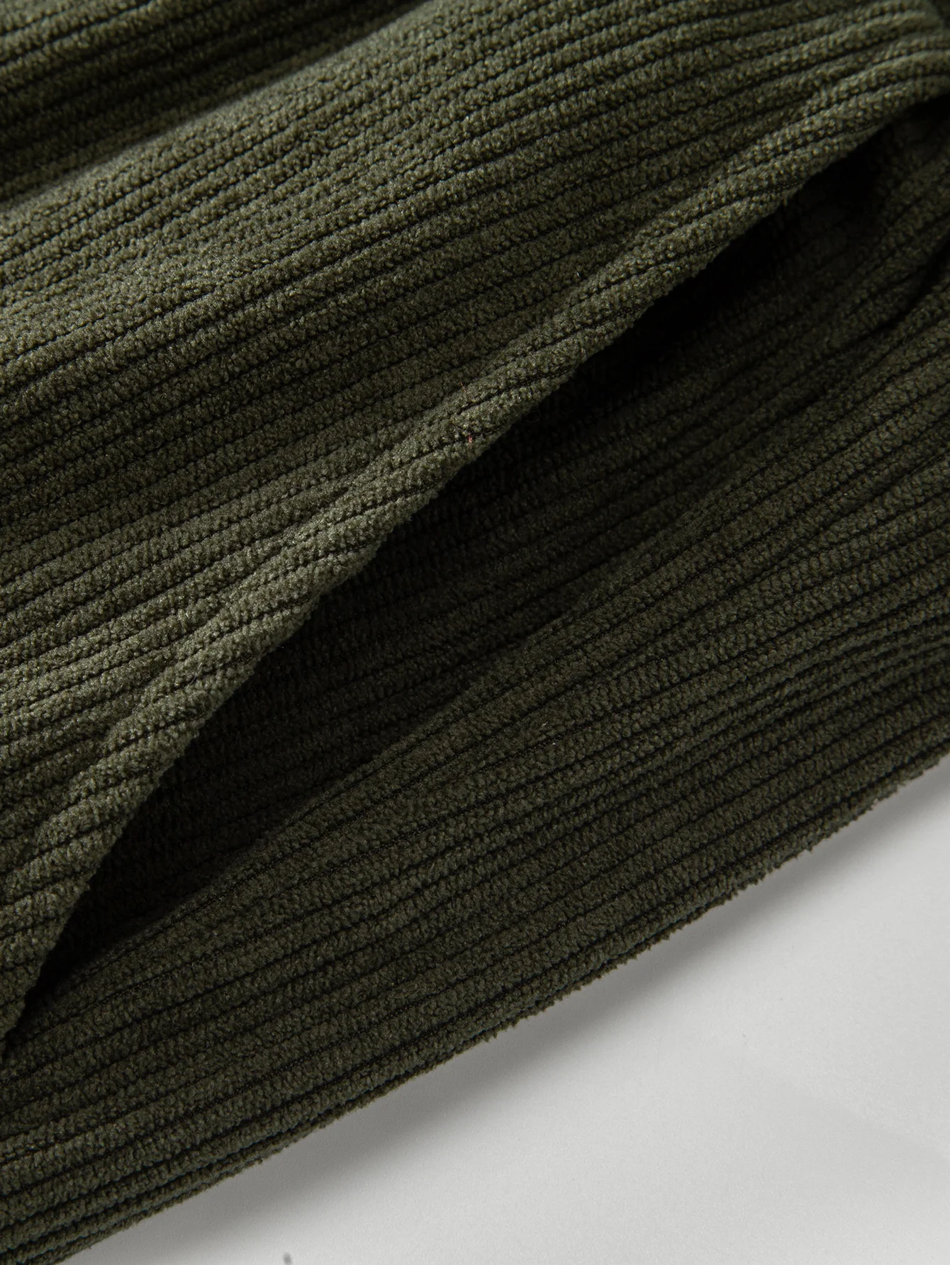Drawstring Cargo Corduroy Shorts - Image 8