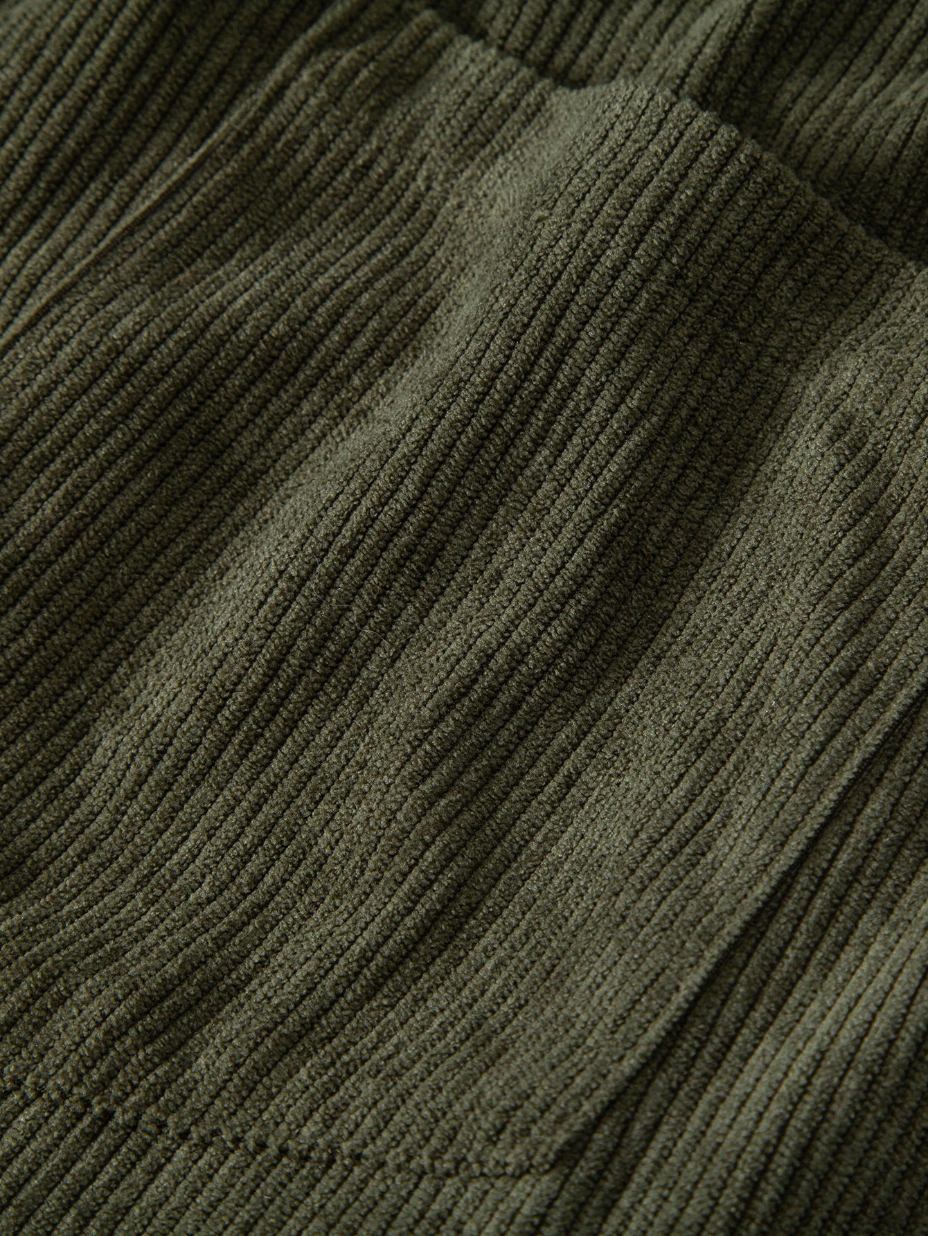 Drawstring Cargo Corduroy Shorts - Image 9