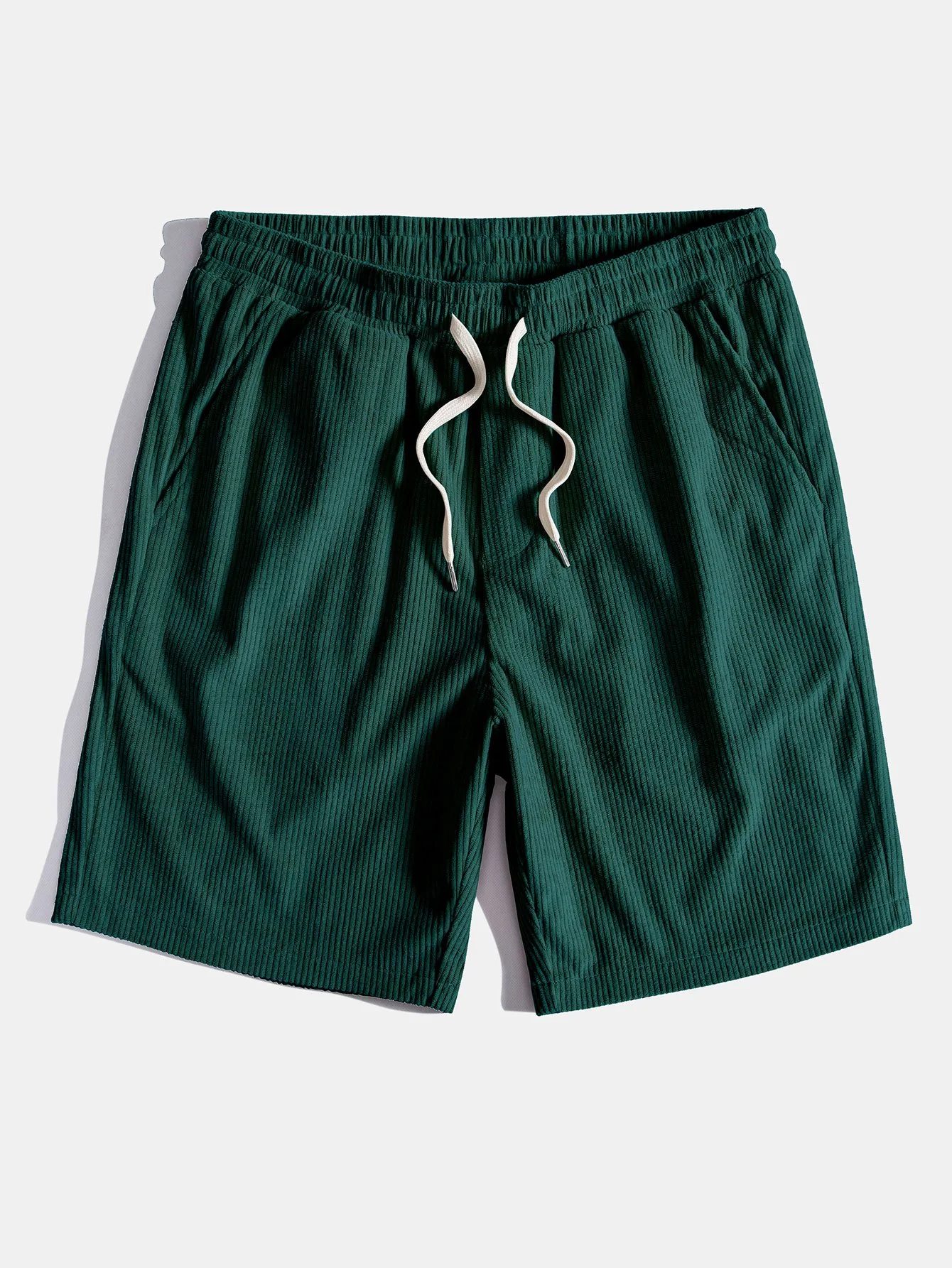 Corduroy-Drawstring-Shorts