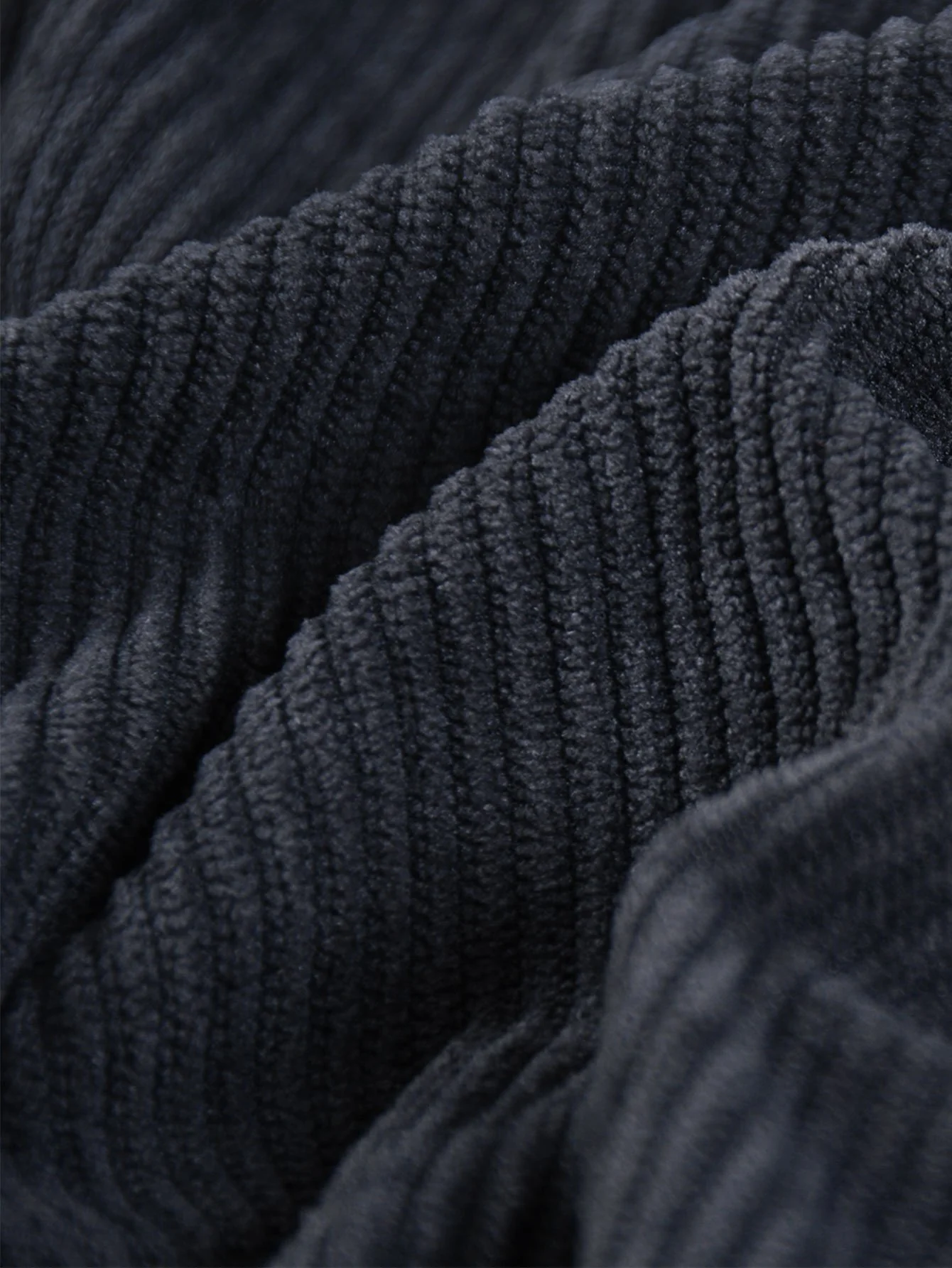 Corduroy-Shorts mit Kordelzug und Buchstabenetikett - Image 8
