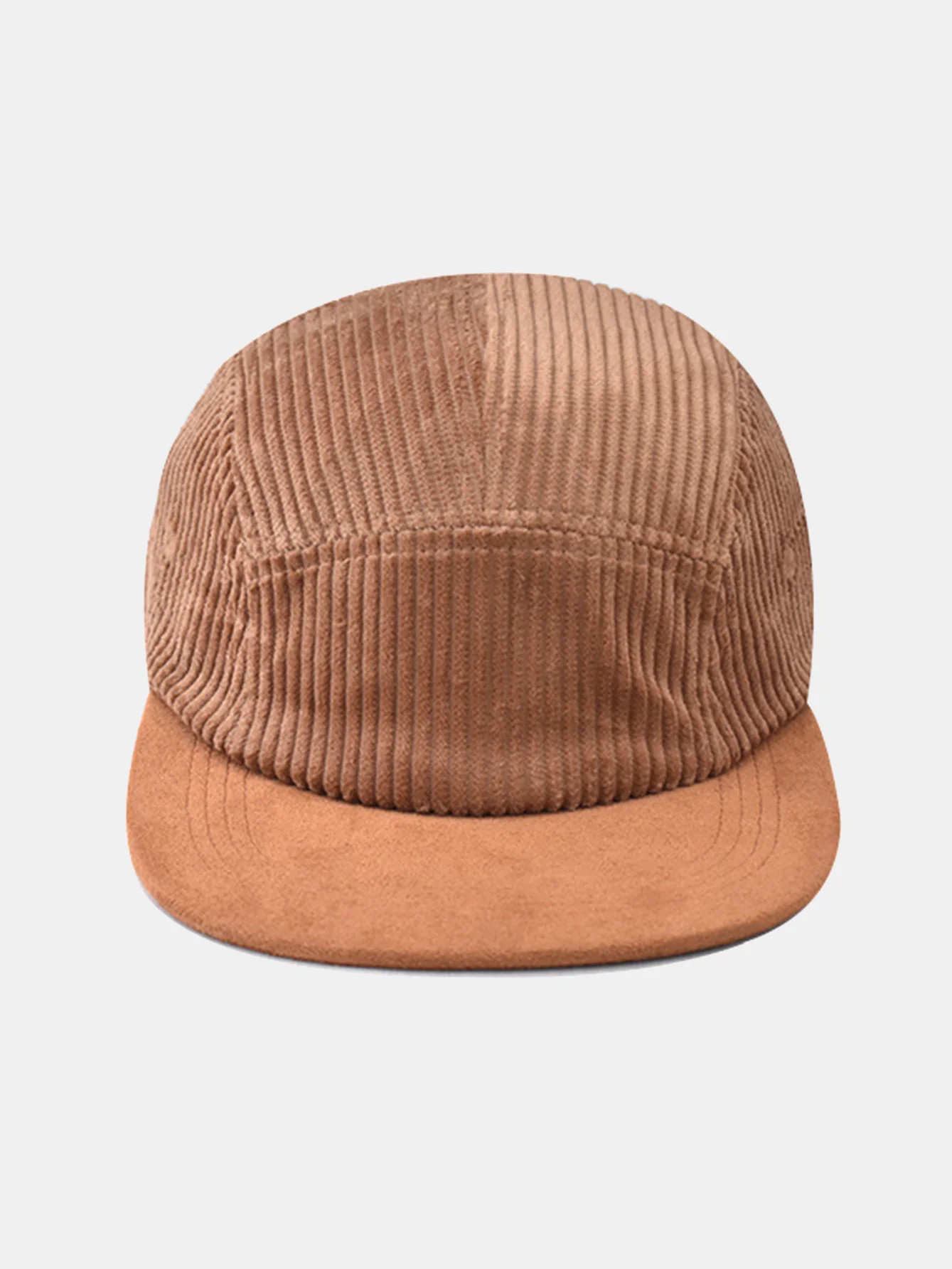 Cord-Flatbrim Soft-Top Baseballkappe - Image 2