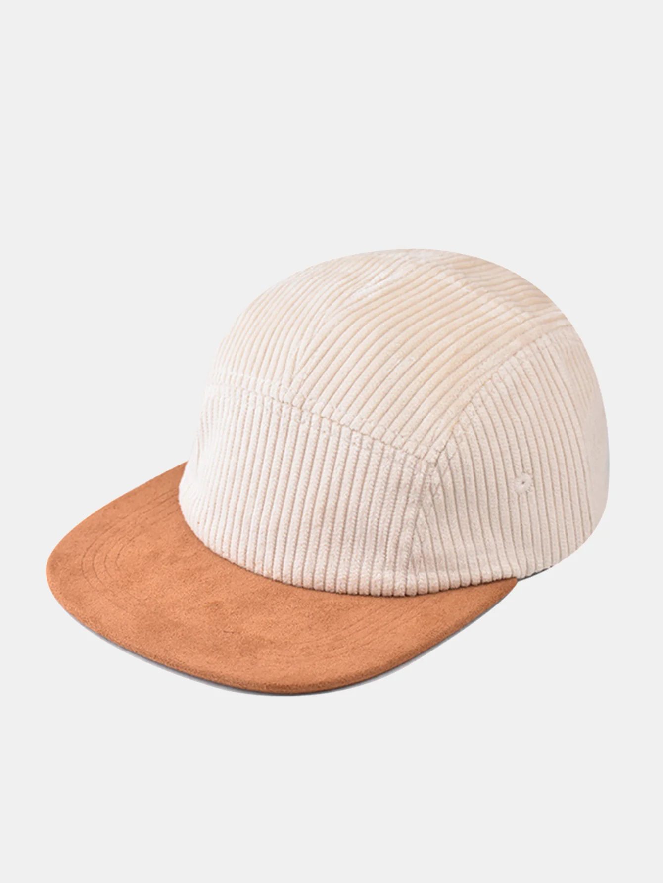 Cord-Flatbrim Soft-Top Baseballkappe - Image 4