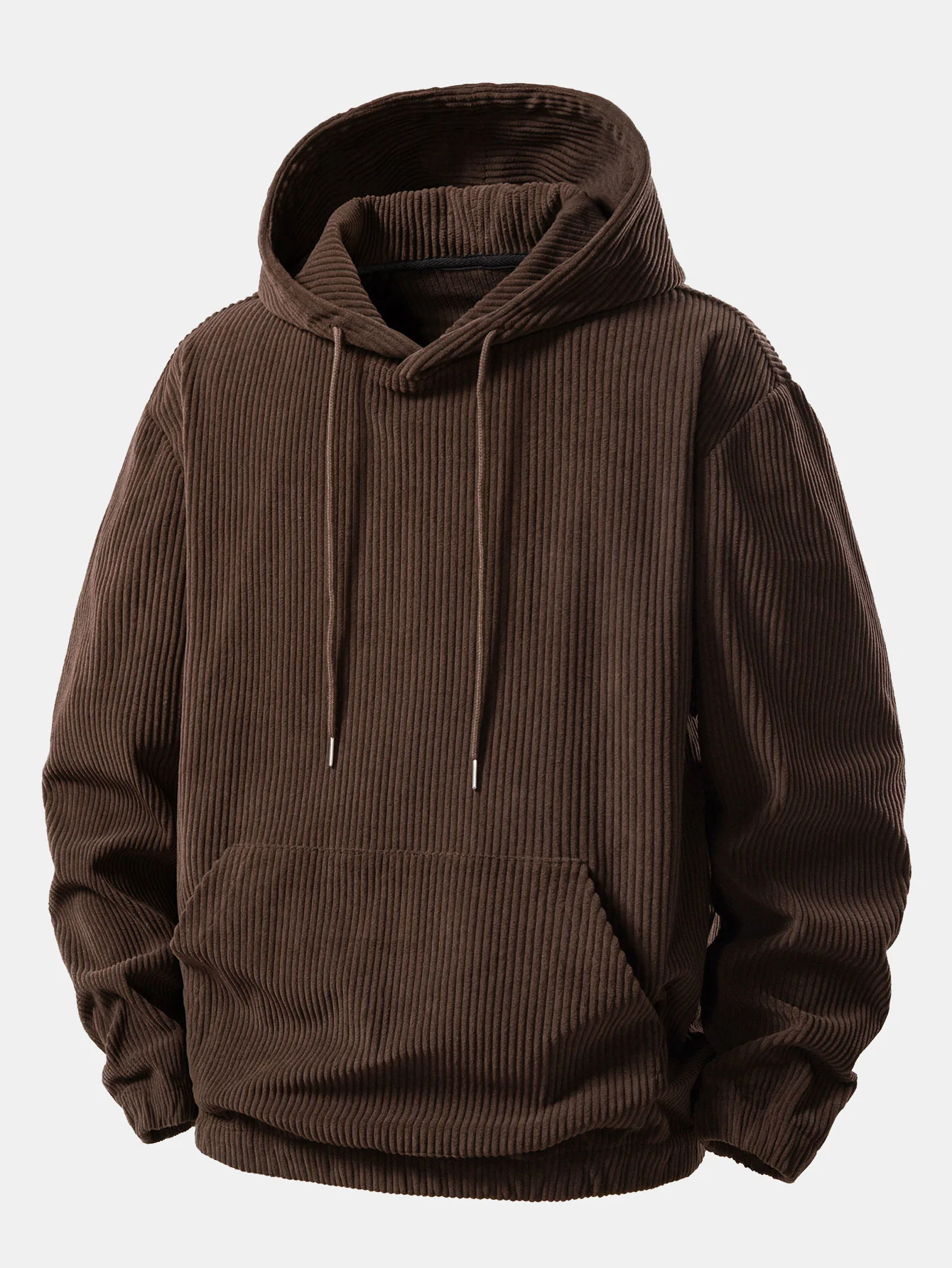 Corduroy Hoodie With Kangaroo Pocket - Image 5