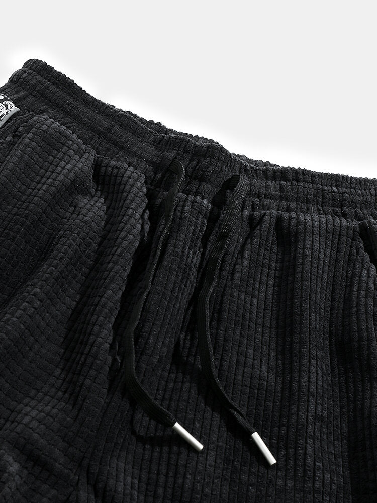 Corduroy Paisley Druck Panel Hosen - Image 8
