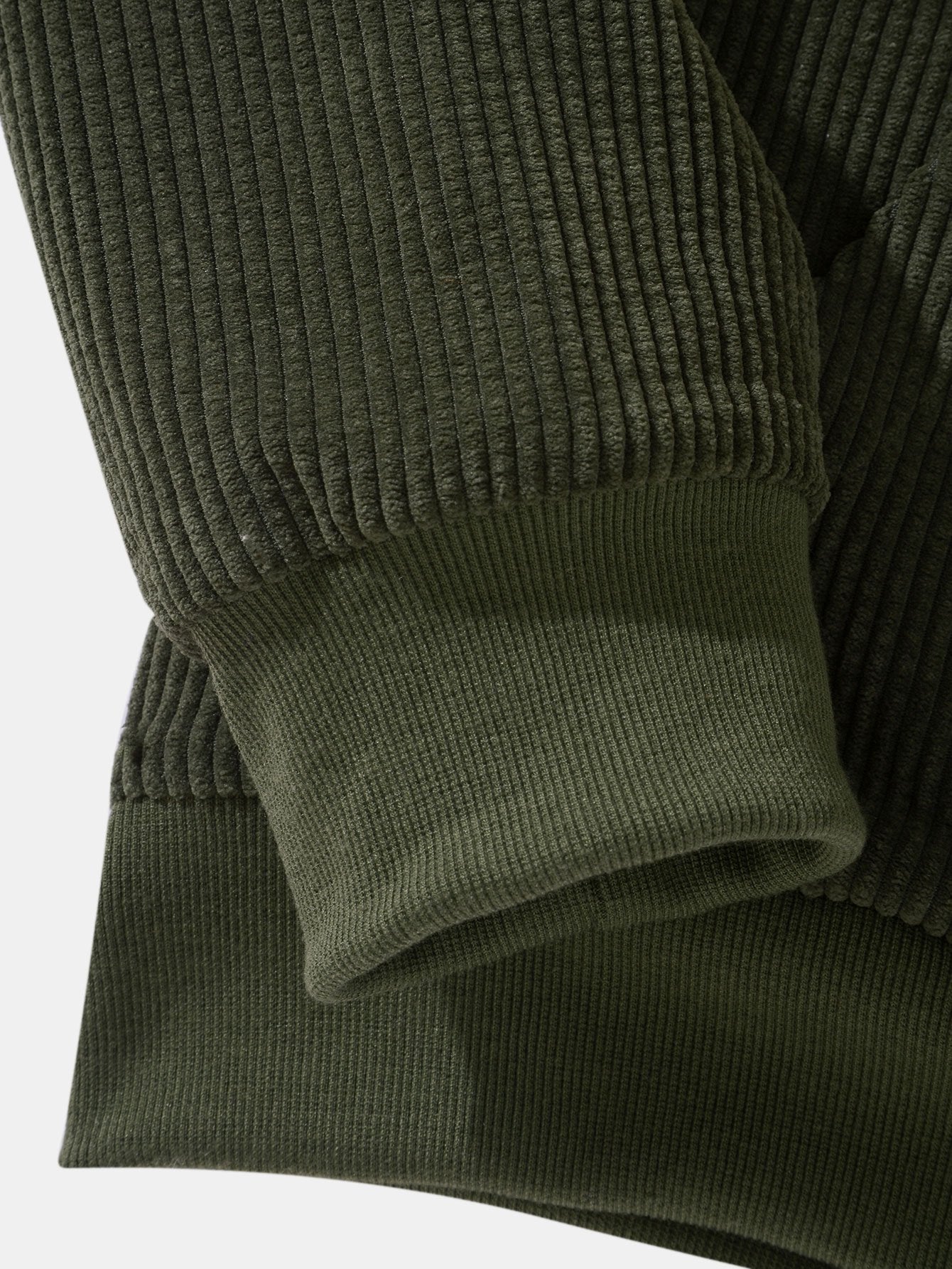 Corduroy-Patchwork-Hoodie & Kordelzug-Corduroy-Cargo-Jogginghosen - Image 9
