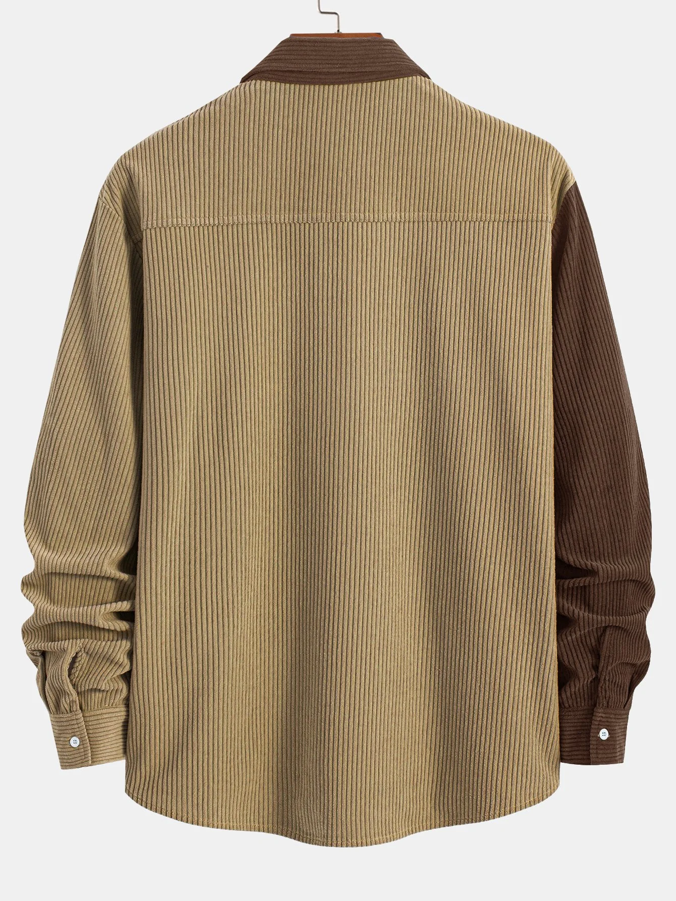 Corduroy-Patchwork-Hemd & gerade Corduroy-Hose - Image 4