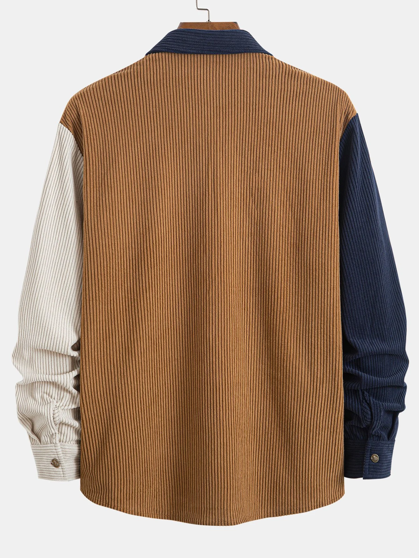Corduroy-Patchwork-Hemd & gerade Corduroy-Hose - Image 4