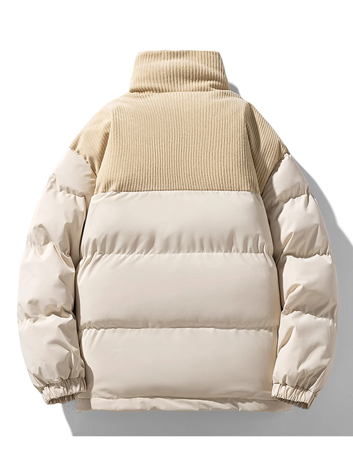 Cordura-Patchwork-Reißverschluss-Puffermantel - Image 6