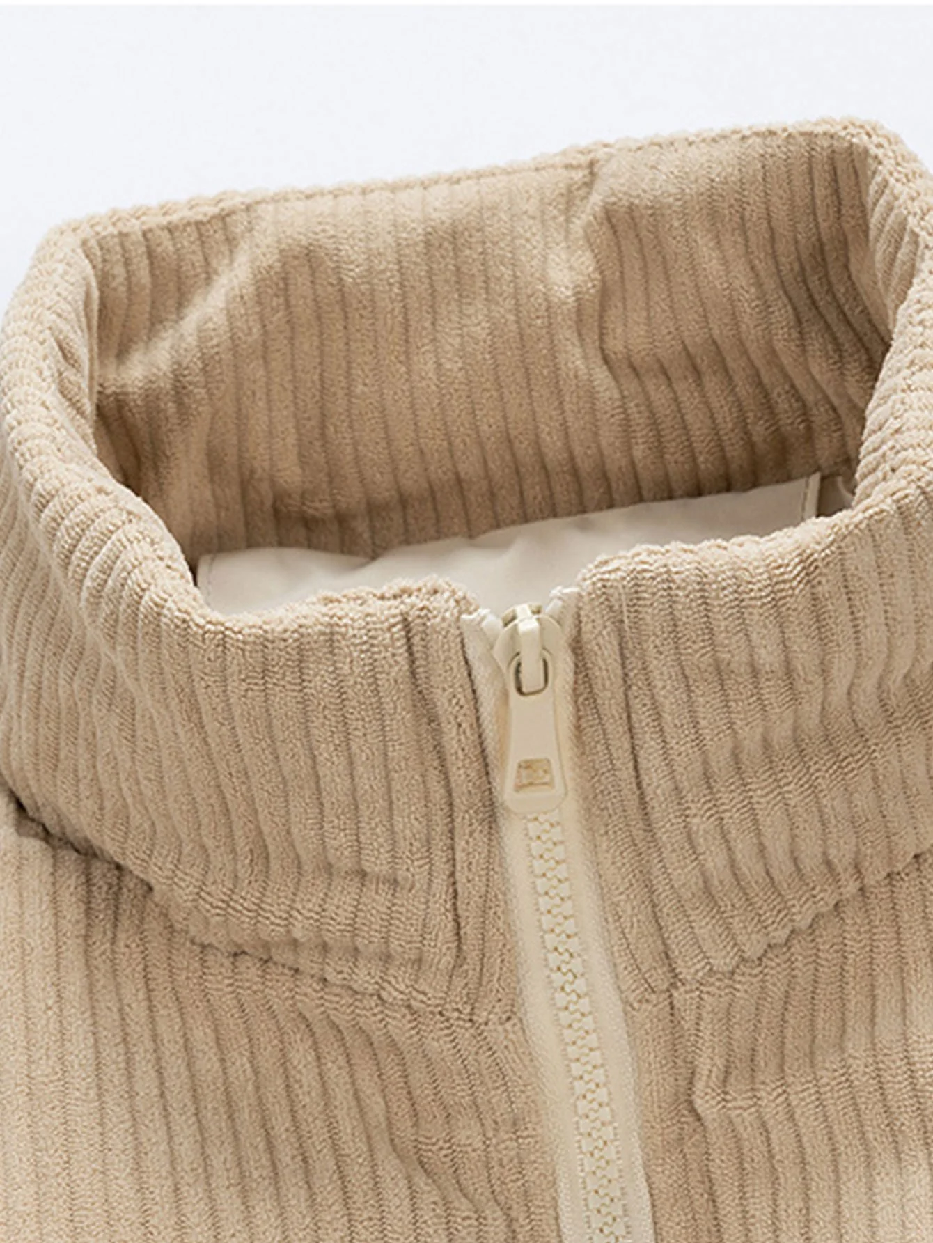 Cordura-Patchwork-Reißverschluss-Puffermantel - Image 8