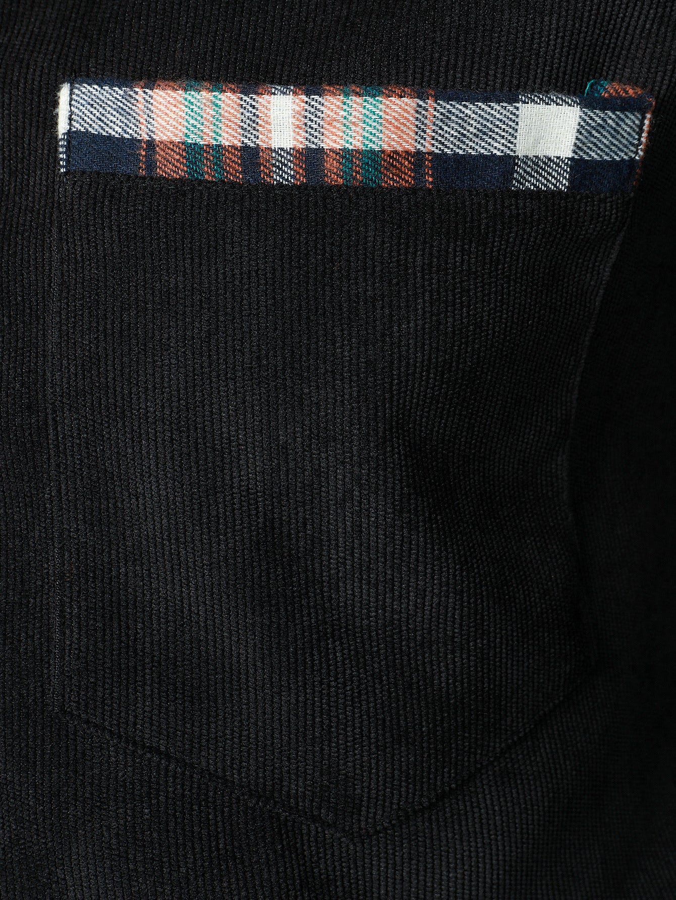 Corduroy Karo-Panel Hemd mit Knöpfen - Image 18