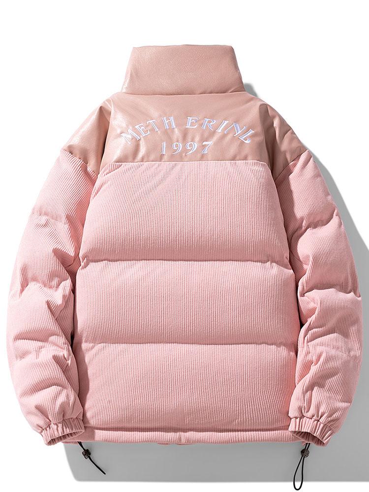 Cordura PU Patchwork Pufferjacke - Image 11
