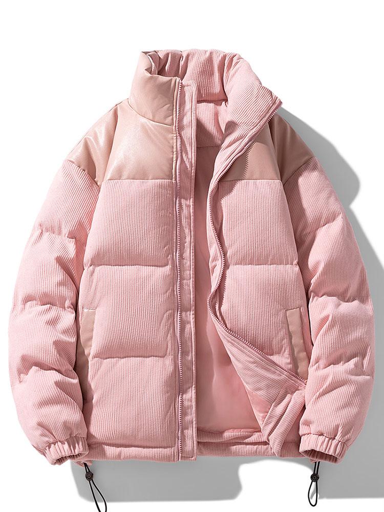 Cordura PU Patchwork Pufferjacke - Image 12