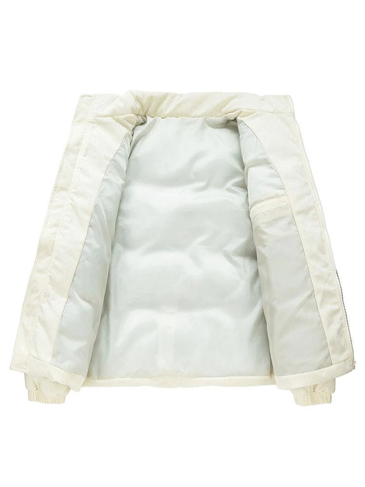 Cordura PU Patchwork Pufferjacke - Image 15