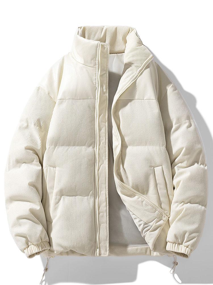 Cordura PU Patchwork Pufferjacke - Image 5
