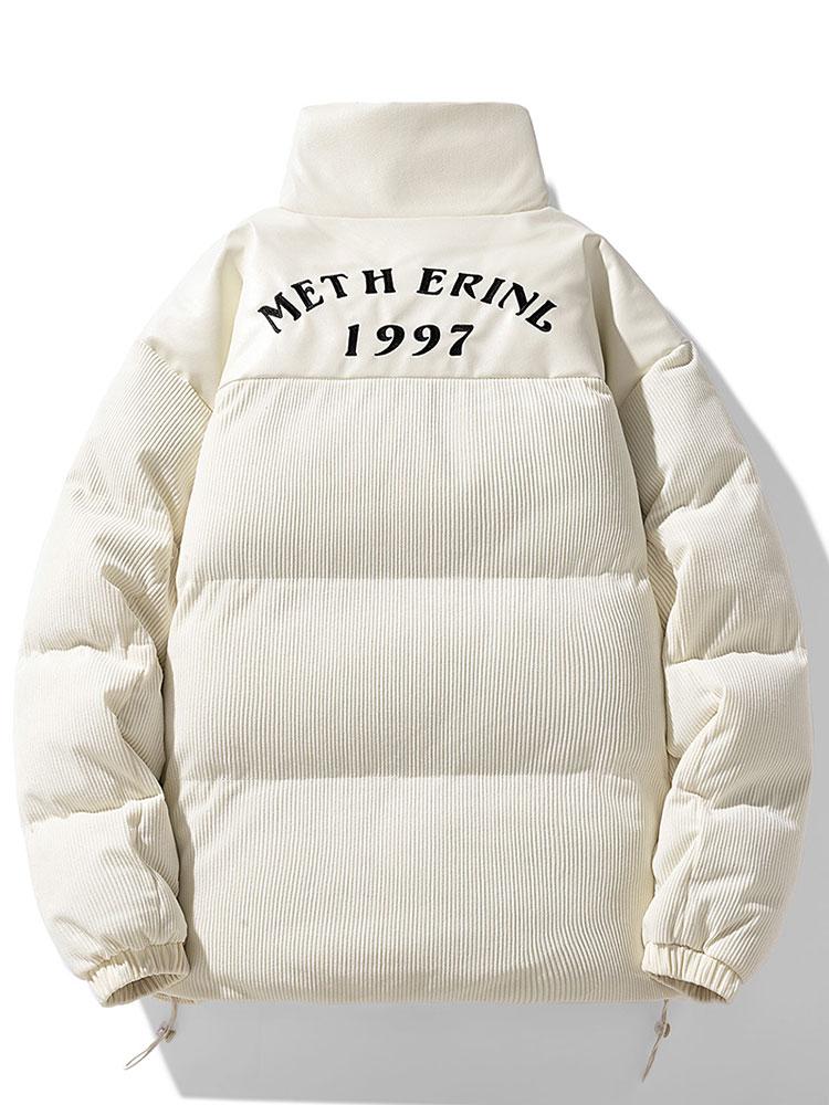 Cordura PU Patchwork Pufferjacke - Image 6