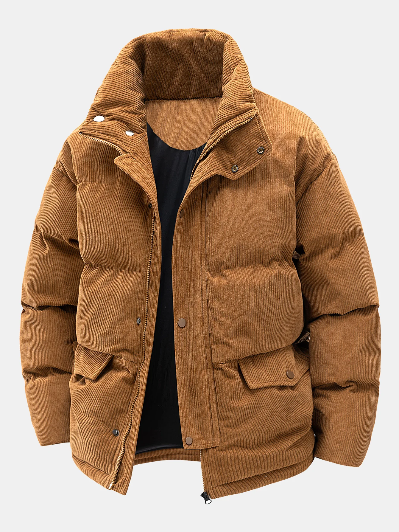 Cord-Pufferjacke