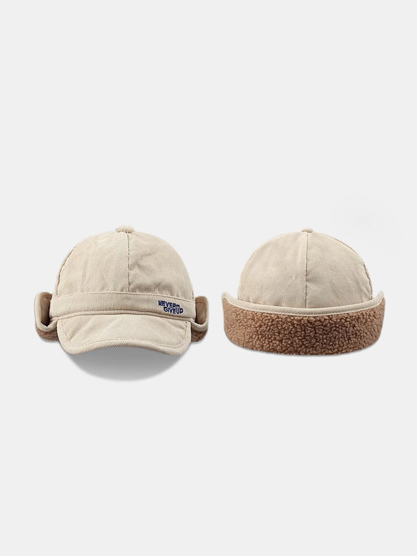 Cordura Sherpa Futter Warme Ohrenklappen Mütze - Image 7
