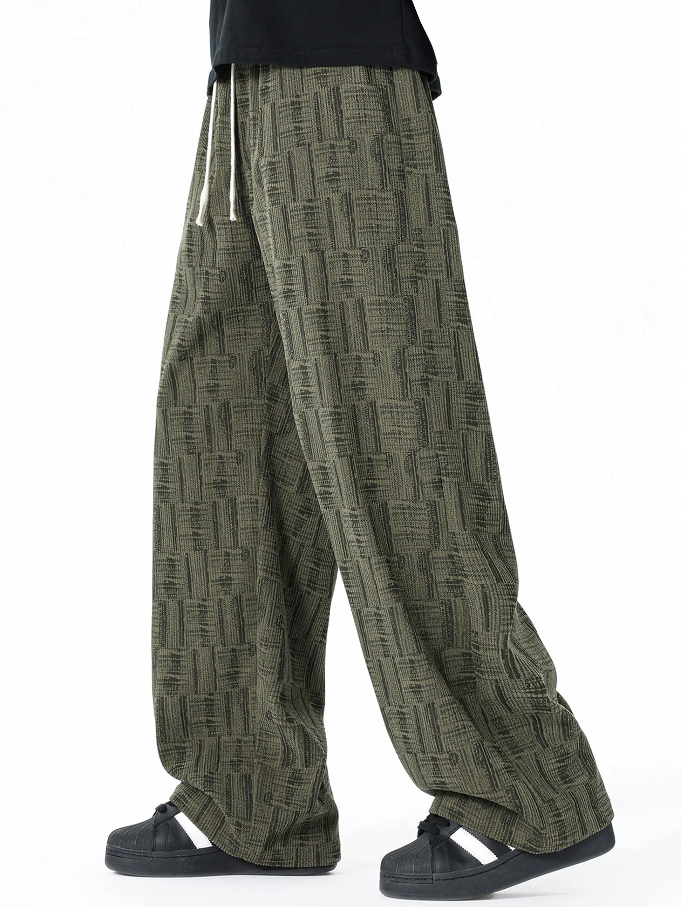 Corduroy Wide Leg Pants - Image 3
