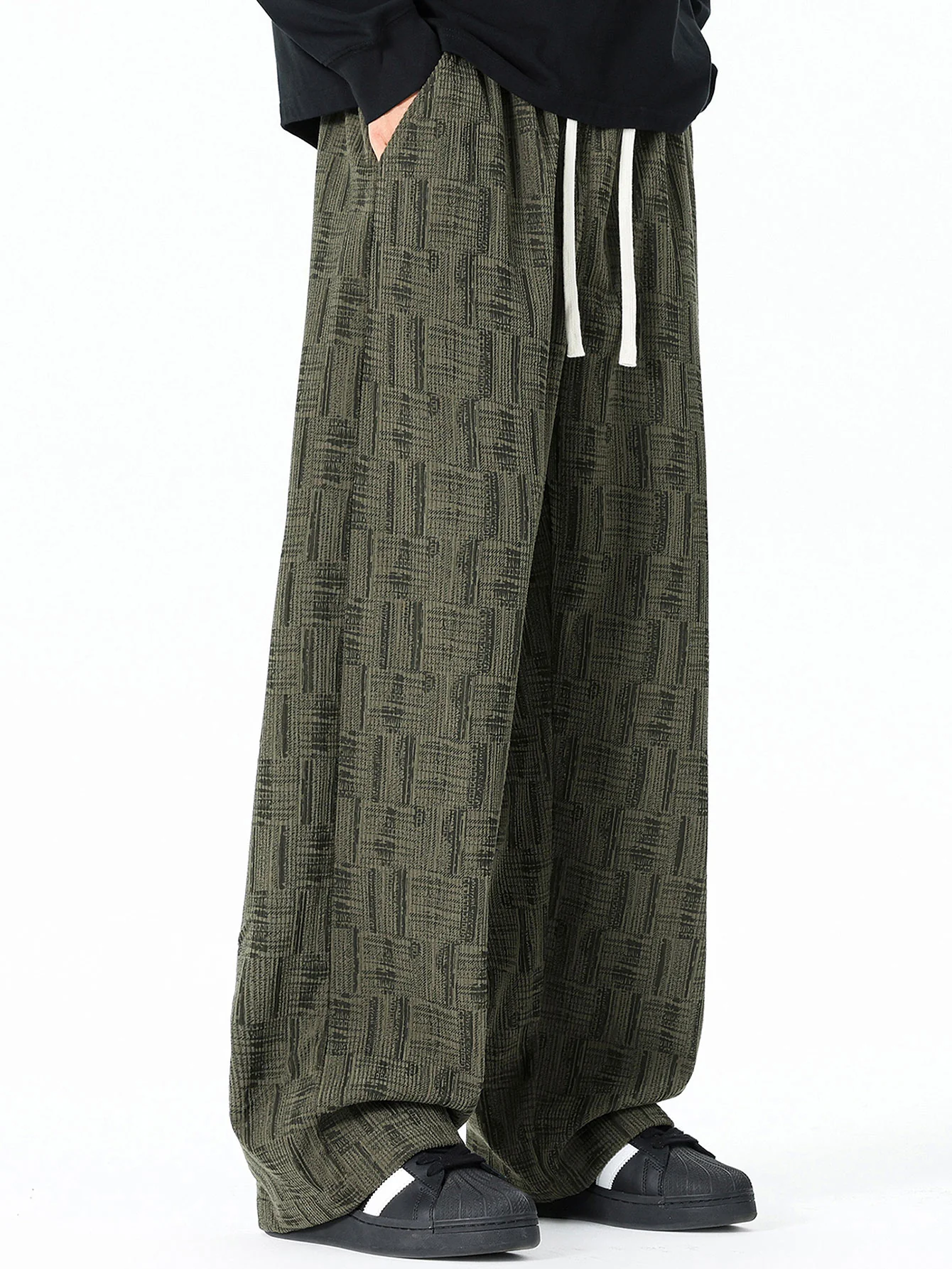Corduroy Wide Leg Pants - Image 4