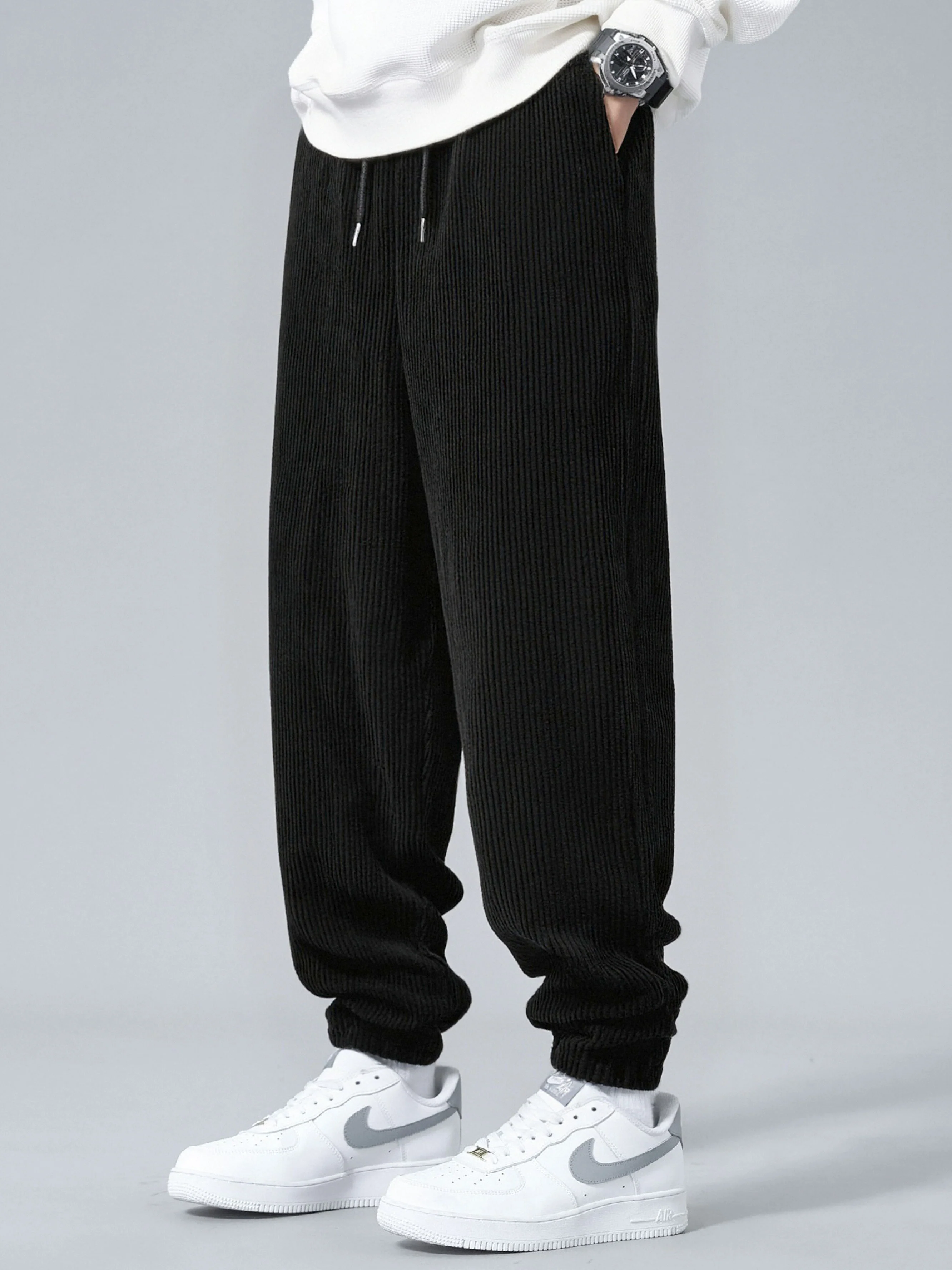 Corduroy Zip-Up Hoodie & Corduroy Jogger Pants - Image 7