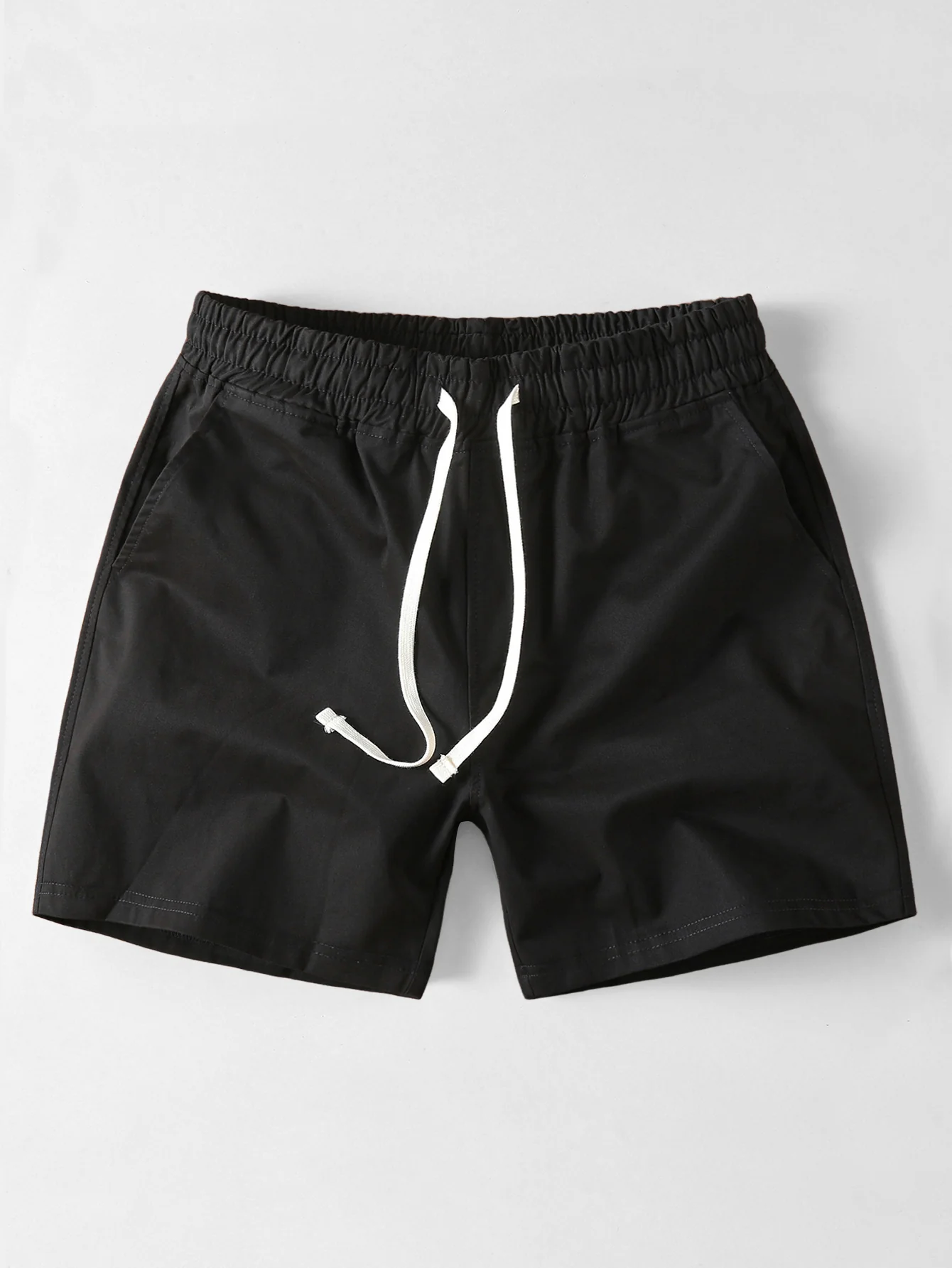 Cotton Drawstring Chino 5" Shorts - Image 2