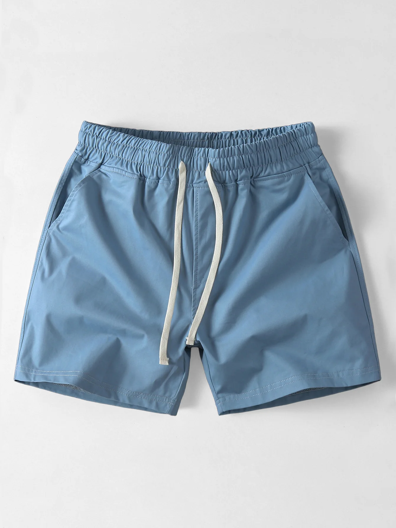 Cotton Drawstring Chino 5" Shorts - Image 4