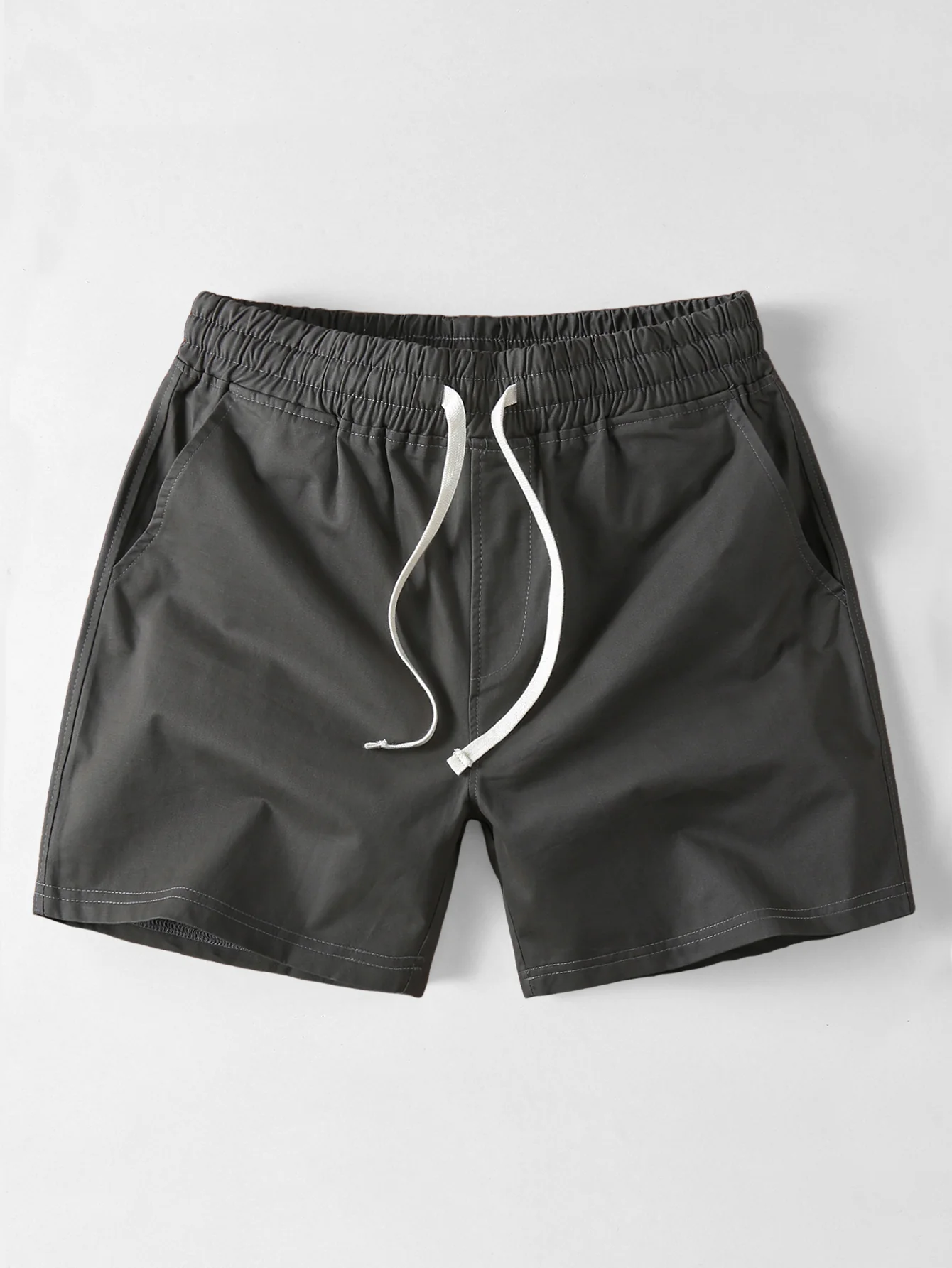 Cotton Drawstring Chino 5" Shorts - Image 5